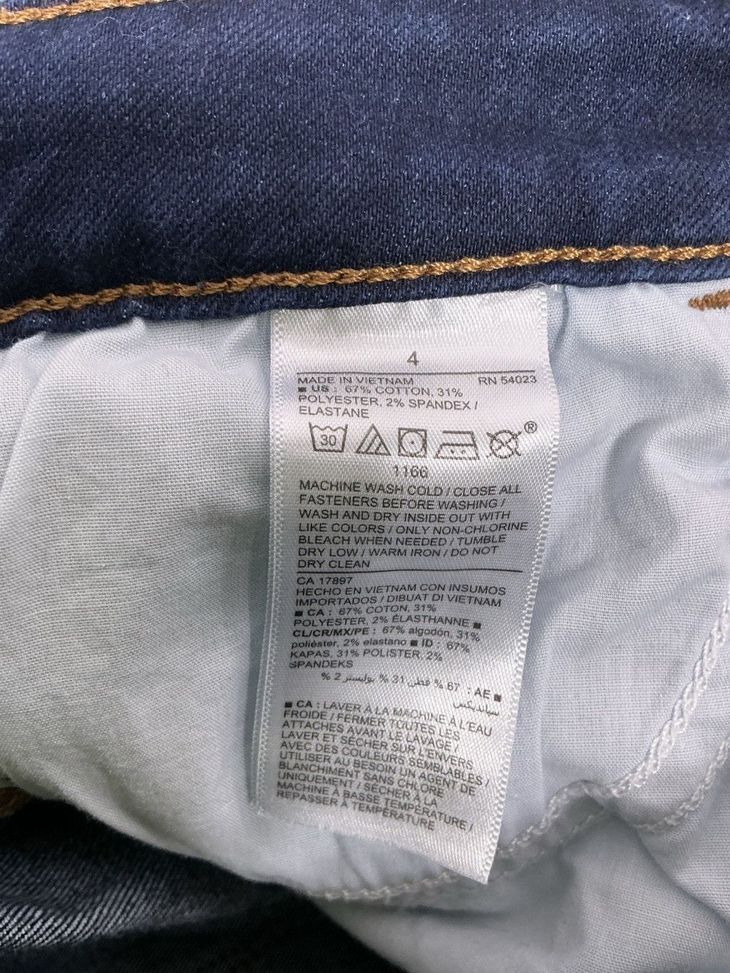 Old Navy Womans Old Navy Pop Icon Skinny Dark Blue Jeans Size 4 Size 27" / US 4 / IT 40 - 4 Thumbnail