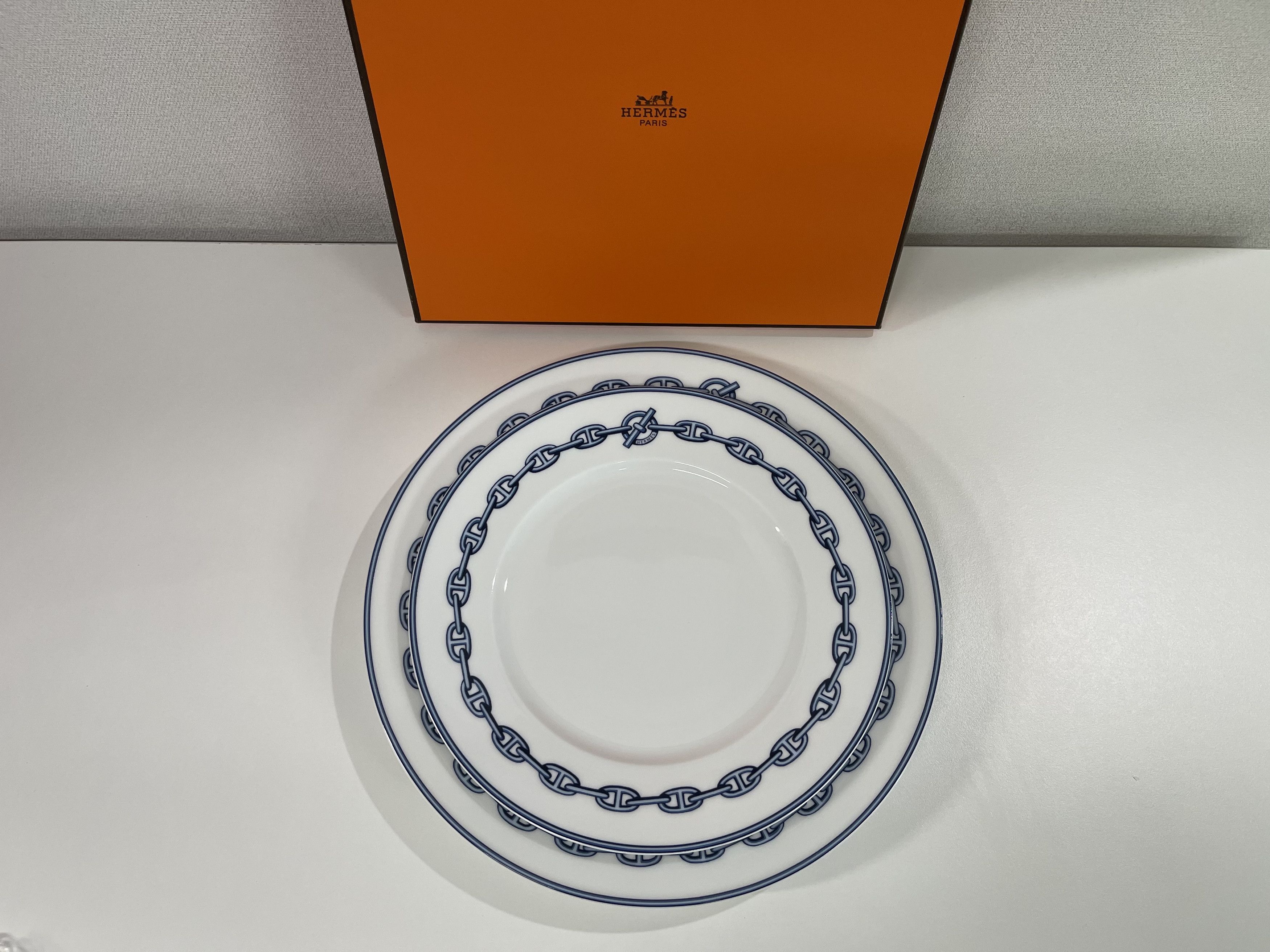 Hermes Hermes Chaine D'Ancre Blue Plate 1P Size ONE SIZE - 7 Thumbnail
