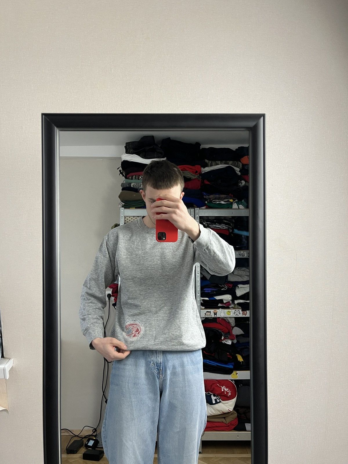O'Neill × Vintage Oneil Vintage Sweatshirt Y2k Style Big Back Logo Longsleeve Size US M / EU 48-50 / 2 - 2 Thumbnail