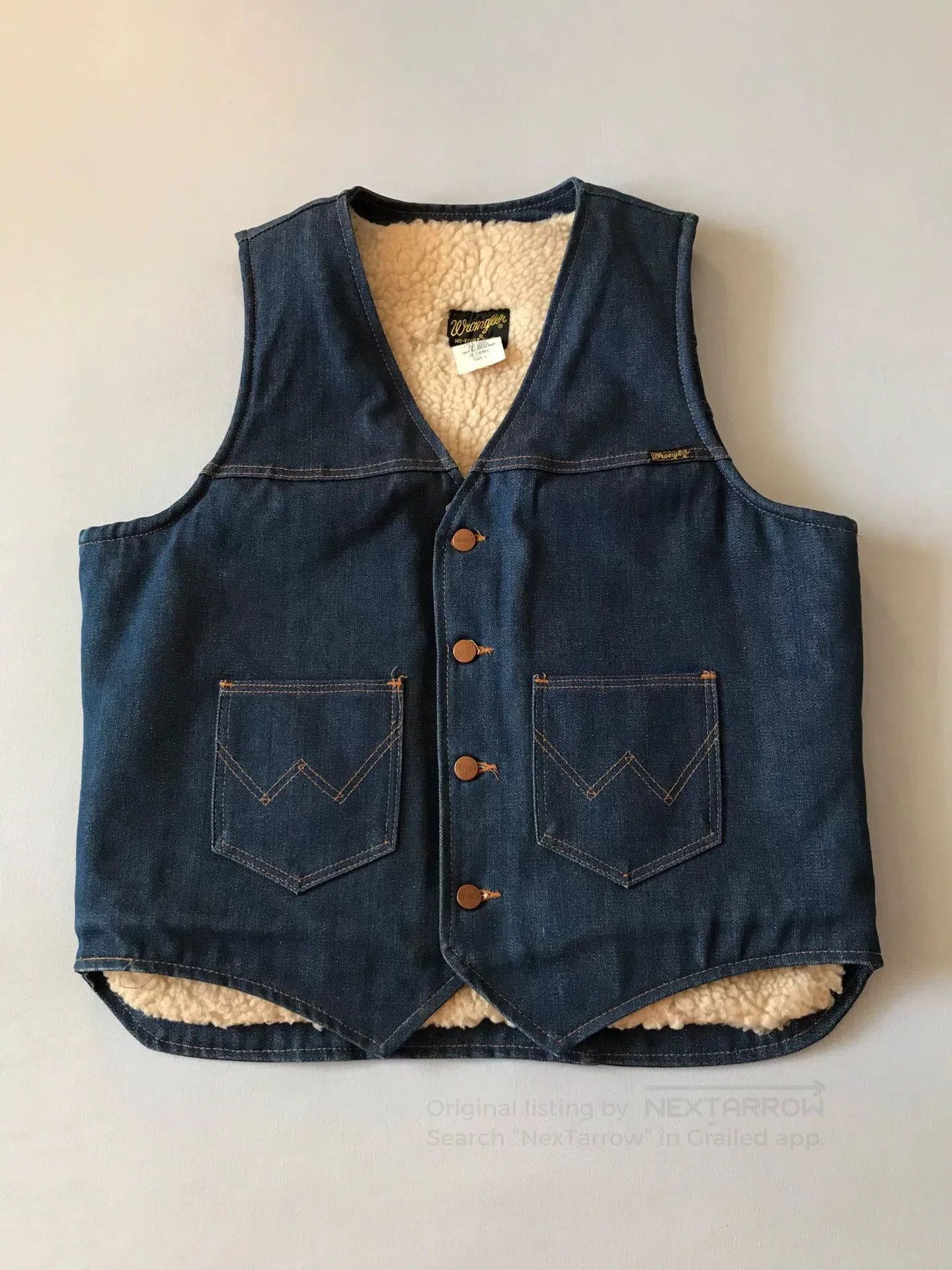Wrangler 1980s US Wrangler VL200NV Vest. Size US L / EU 52-54 / 3 - 1 Thumbnail