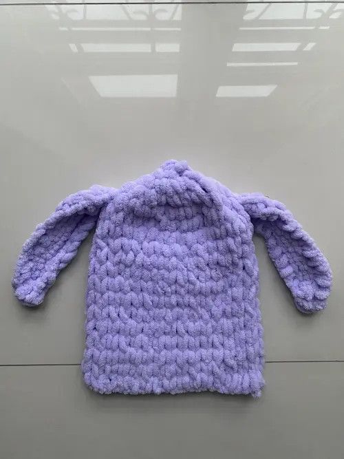 Handmade Handmade Knitted Balaclava Ski Mask Bunny Rabbit Style Size ONE SIZE - 3 Thumbnail