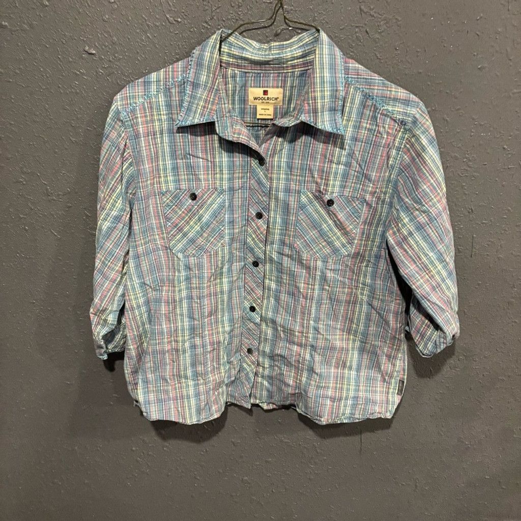 Woolrich Woolen Mills Women’s Woolrich Plaid Button-Up Shirt Size L / US 10 / IT 46 - 1 Thumbnail