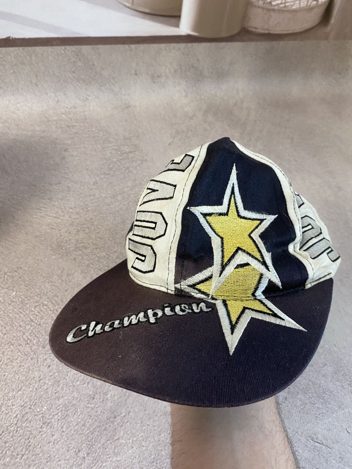 Japanese Brand × Vintage Champion Juventus Soccer vintage faded cap hat y2k Size ONE SIZE - 4 Thumbnail