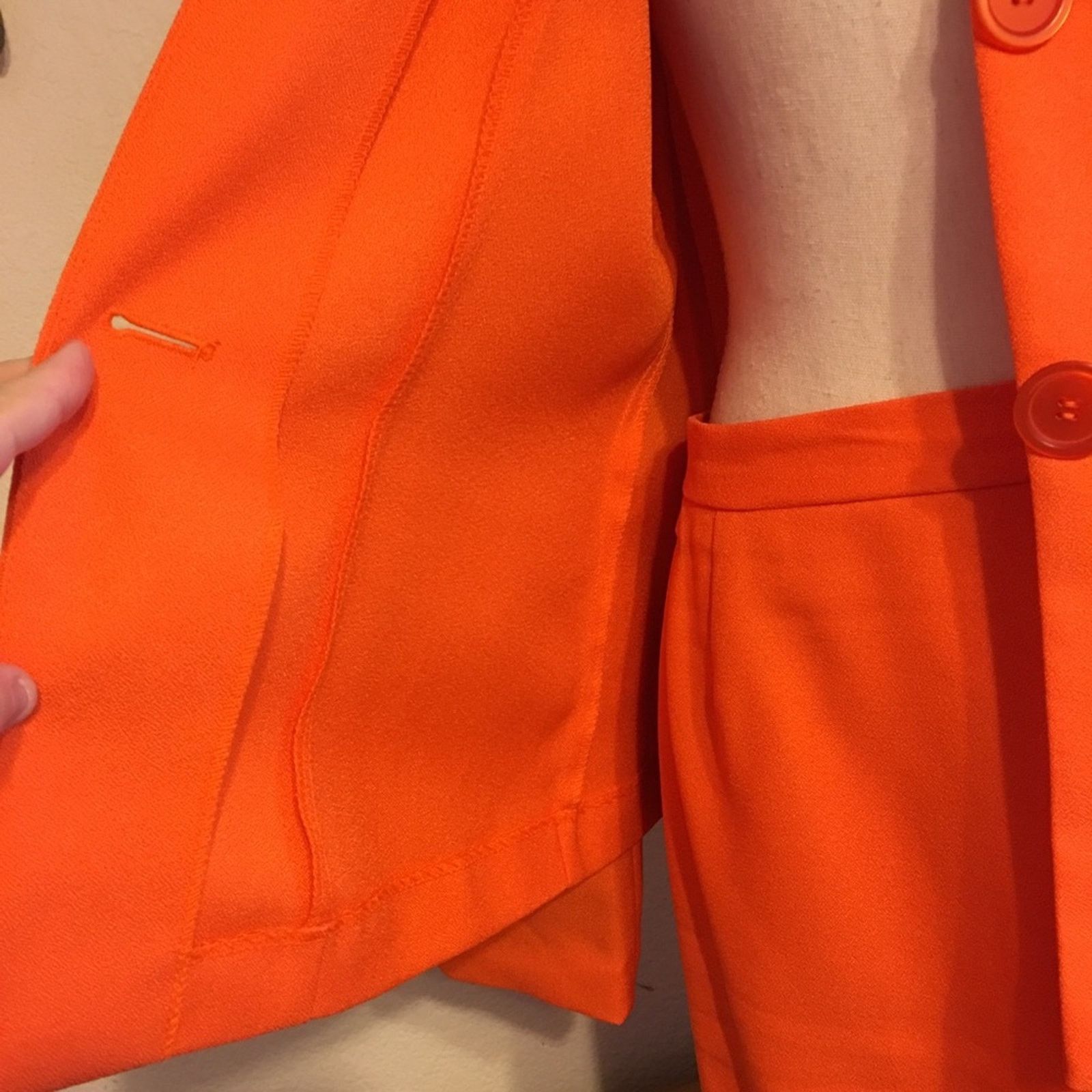 Other MetroStyle orange skirt suit NWOT 6 Size M / US 6-8 / IT 42-44 - 6 Thumbnail