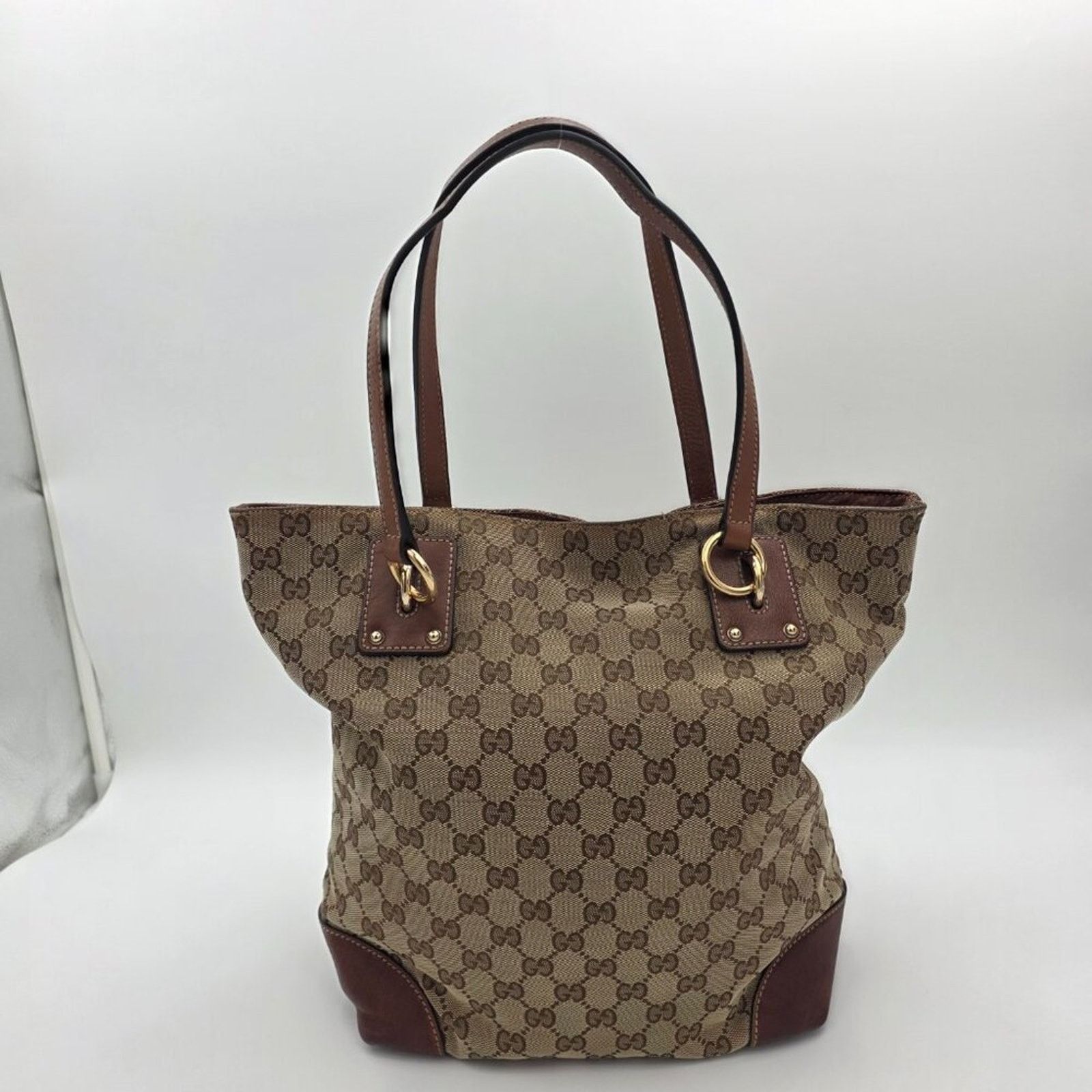 Gucci Gucci GG Canvas Tote in Brown Size ONE SIZE - 2 Thumbnail