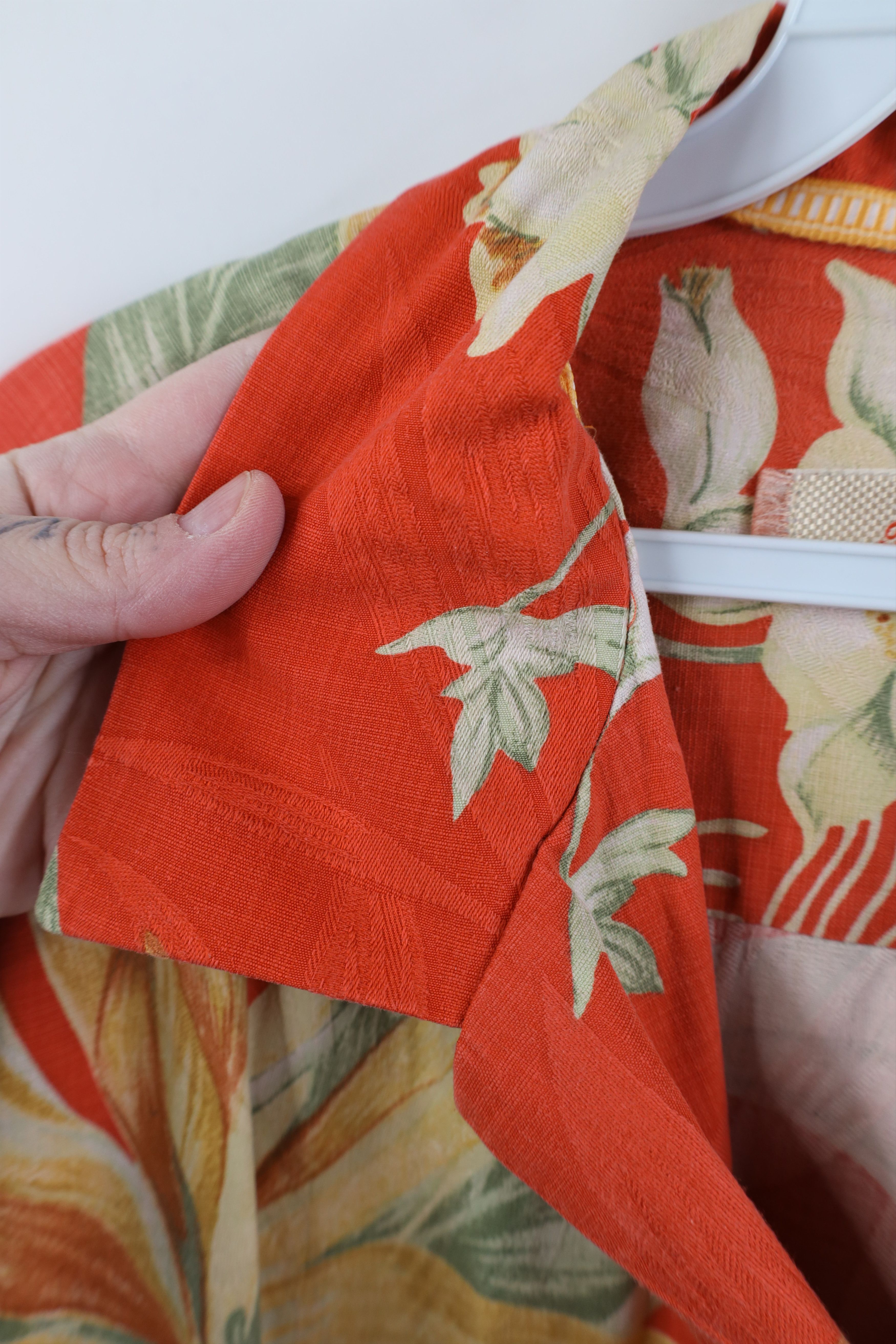 Tommy Bahama Vintage Y2K Tommy Bahama Looped Collar Button Shirt Luau Size US L / EU 52-54 / 3 - 8 Thumbnail