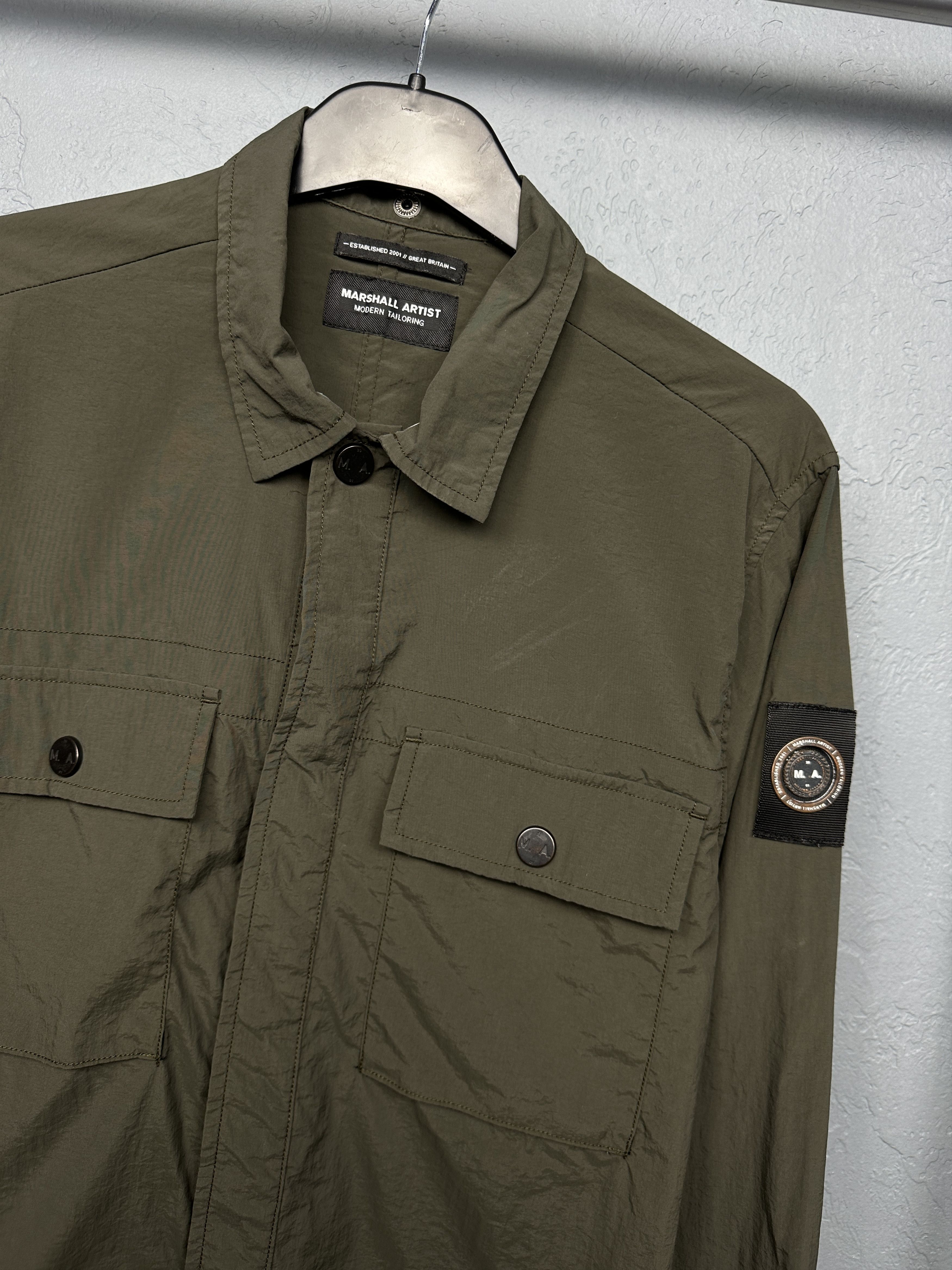 Marshall Artist Marshall Artist Mens Nylon Overshirt Jacket Size US L / EU 52-54 / 3 - 2 Thumbnail