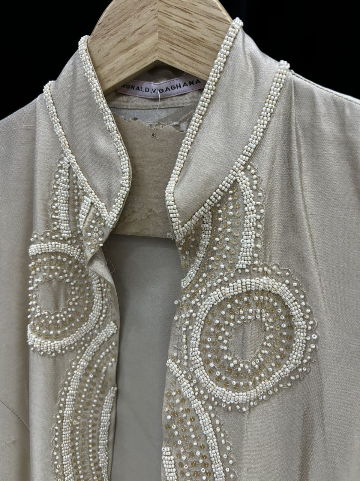 Vintage Silk and embroidery coat Size US L / EU 52-54 / 3 - 3 Thumbnail