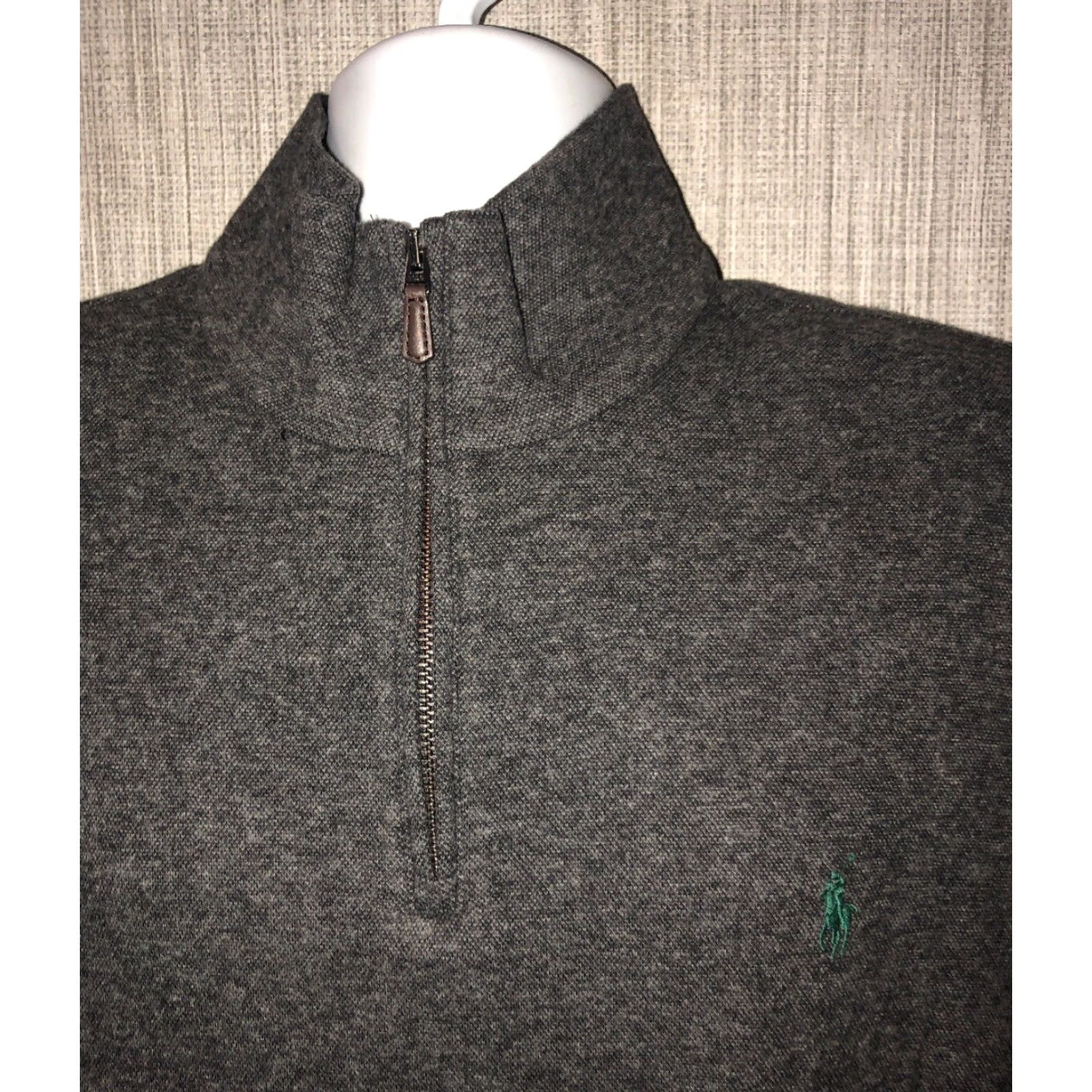 Polo Ralph Lauren Polo Ralph Lauren Mens Gray Cotton Blend 1/2 Zip Pullover Sweater XL Size Pullover Mens Gray 1/2 Zip Cotton Blend Polo Ralph Lauren Sweater XL Size US XL / EU 56 / 4 - 3 Thumbnail