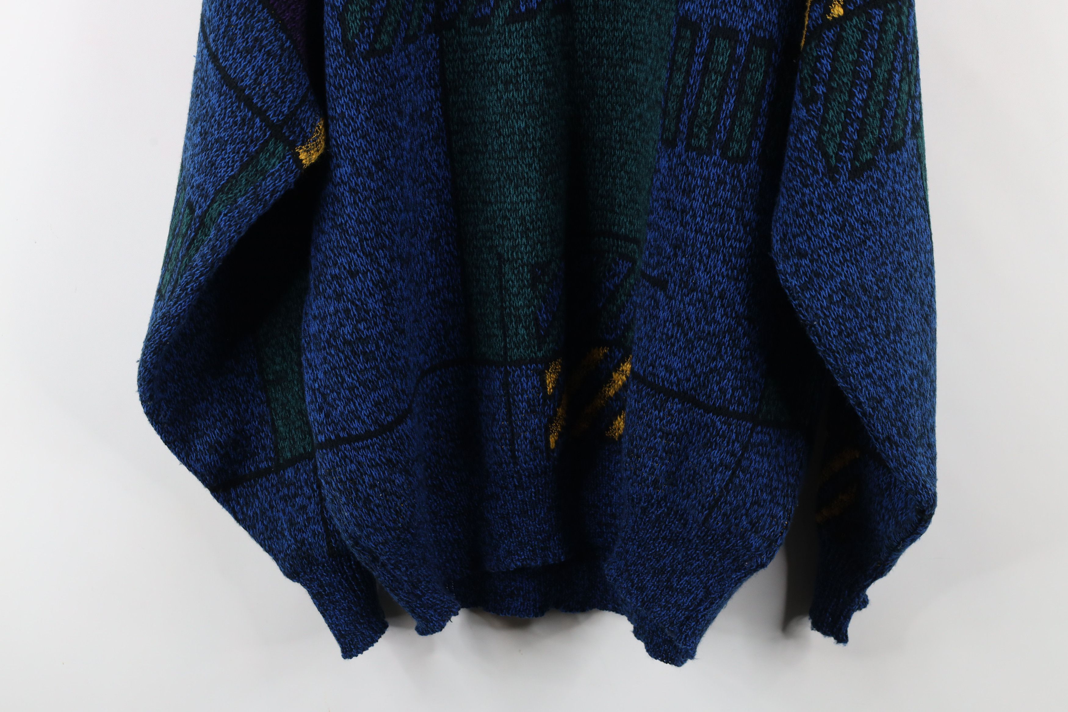 Vintage Vintage 90s Coogi Style Rainbow Geometric Knit Sweater Size US XL / EU 56 / 4 - 11 Thumbnail
