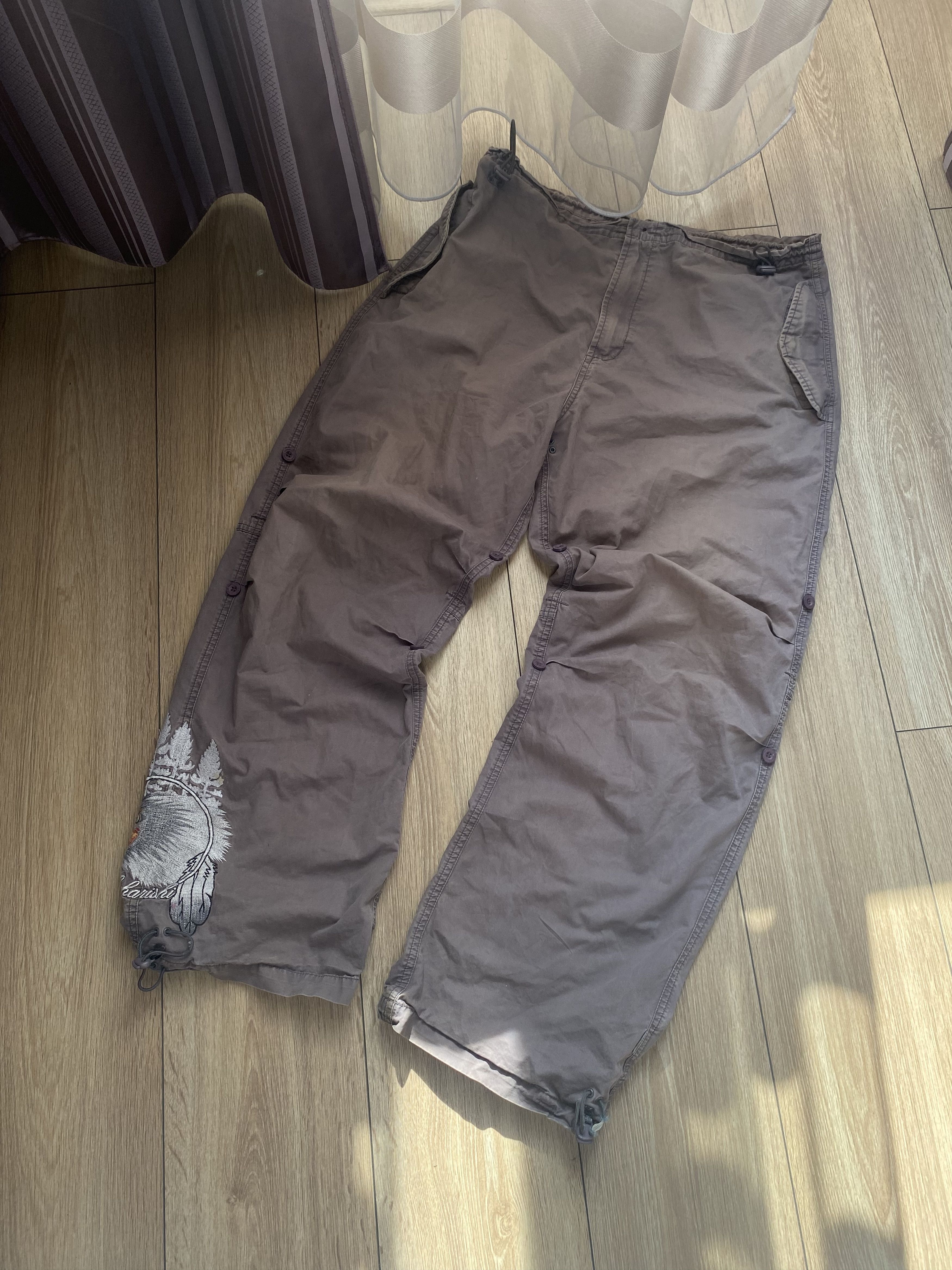 Maharishi Maharishi Snopants L Beige Balloon Cargo Techwear Gorpcore Size US 36 / EU 52 - 2 Thumbnail