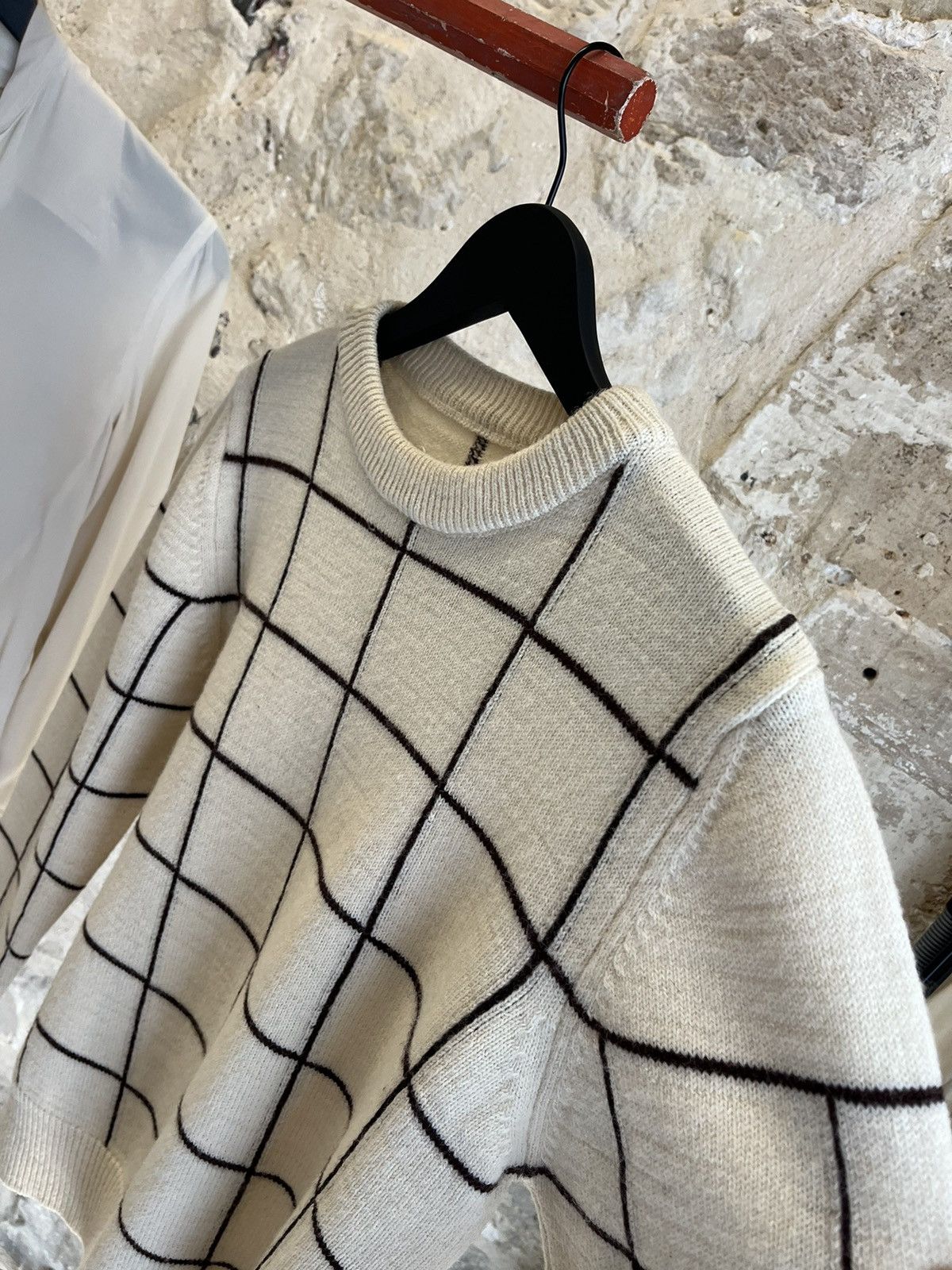 Maison Margiela AW2000 Checkered Knit Size US S / EU 44-46 / 1 - 3 Thumbnail