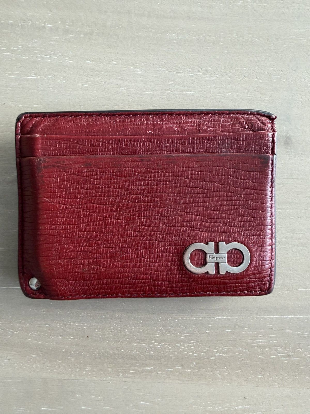 Salvatore Ferragamo Salvatore Ferragamo Red & Black Wallet with Card Holder Size ONE SIZE - 1 Thumbnail