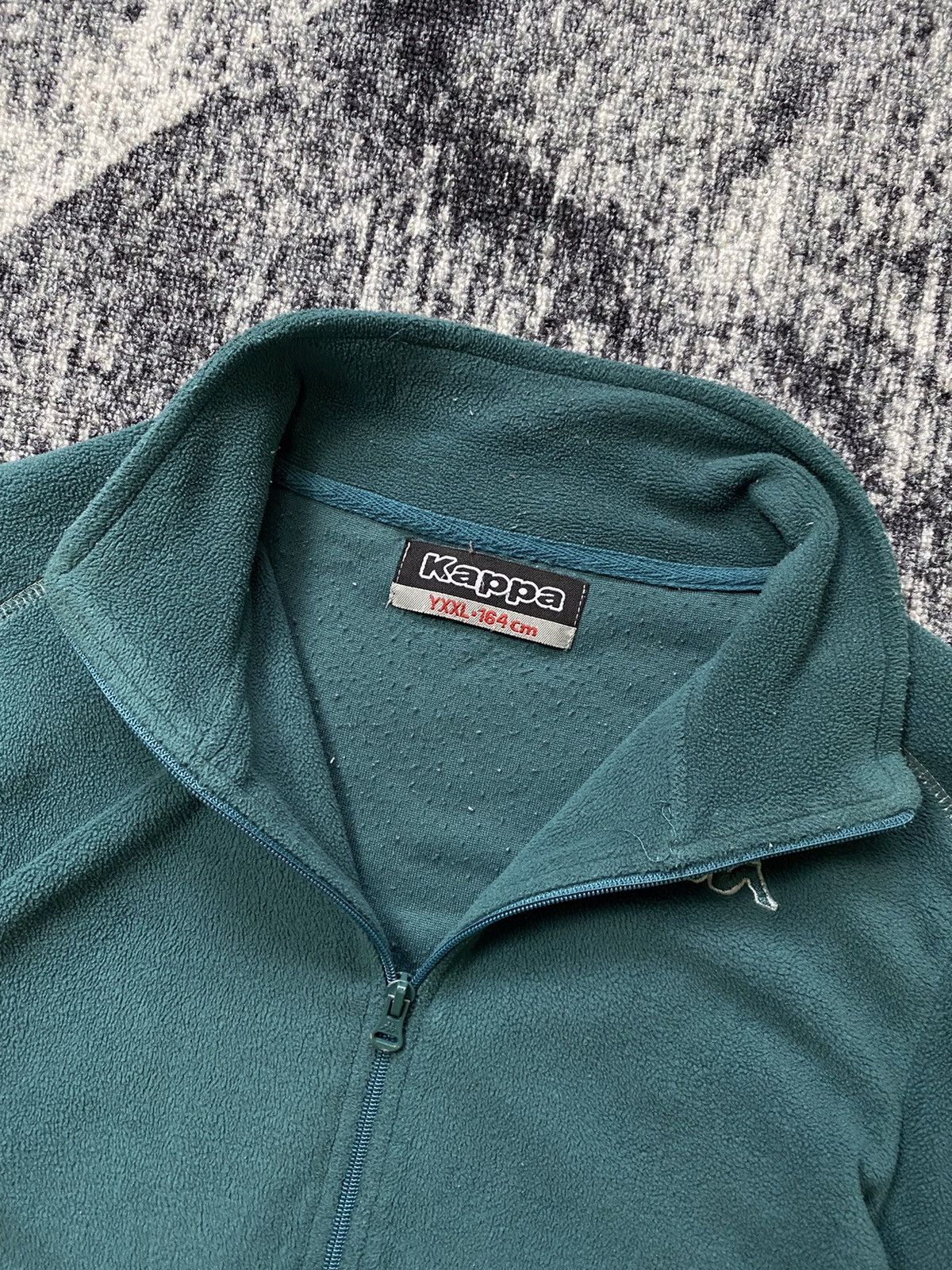 Kappa Vintage Kappa Fleece Full Zip Up Green Sweatshirt Y2K 90s Size US M / EU 48-50 / 2 - 5 Thumbnail