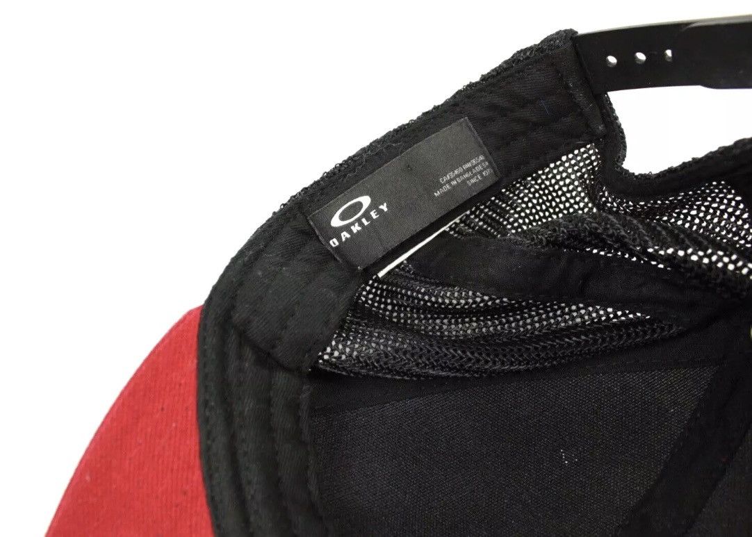 Oakley Oakley Trucker Hat Cap Black/Red Size ONE SIZE - 5 Thumbnail