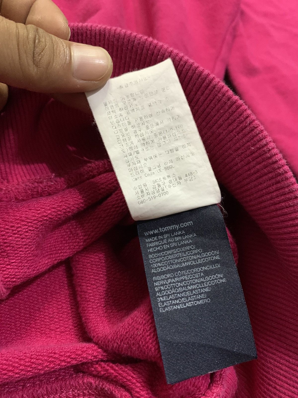 Tommy Hilfiger Hilfiger Pink Y2k Distressed Zip Fur Hoodie Size M / US 6-8 / IT 42-44 - 11 Thumbnail