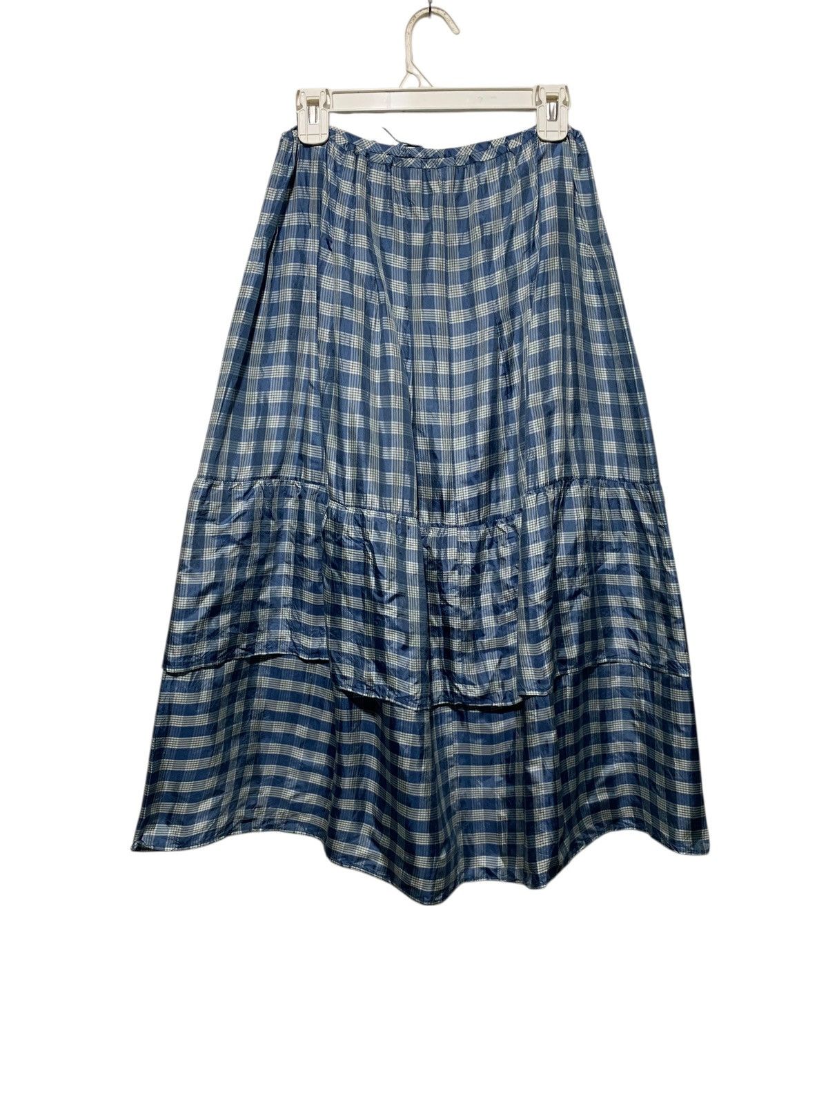 45rpm 45rpm checkered silk layered skirt Size 28" / US 6 / IT 42 - 7 Thumbnail
