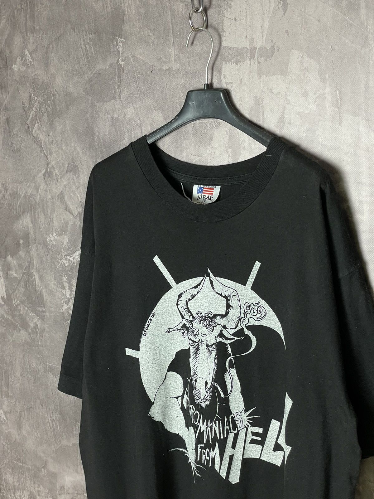 Band Tees × Vintage Vintage pyromaniacs from hell band t shirt y2k singlestitch Size US L / EU 52-54 / 3 - 8 Thumbnail