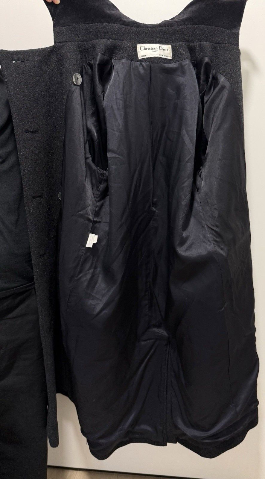 Dior Vintage Christian Dior Wool Womens Coat Double Breasted Size XL / US 12-14 / IT 48-50 - 15 Thumbnail