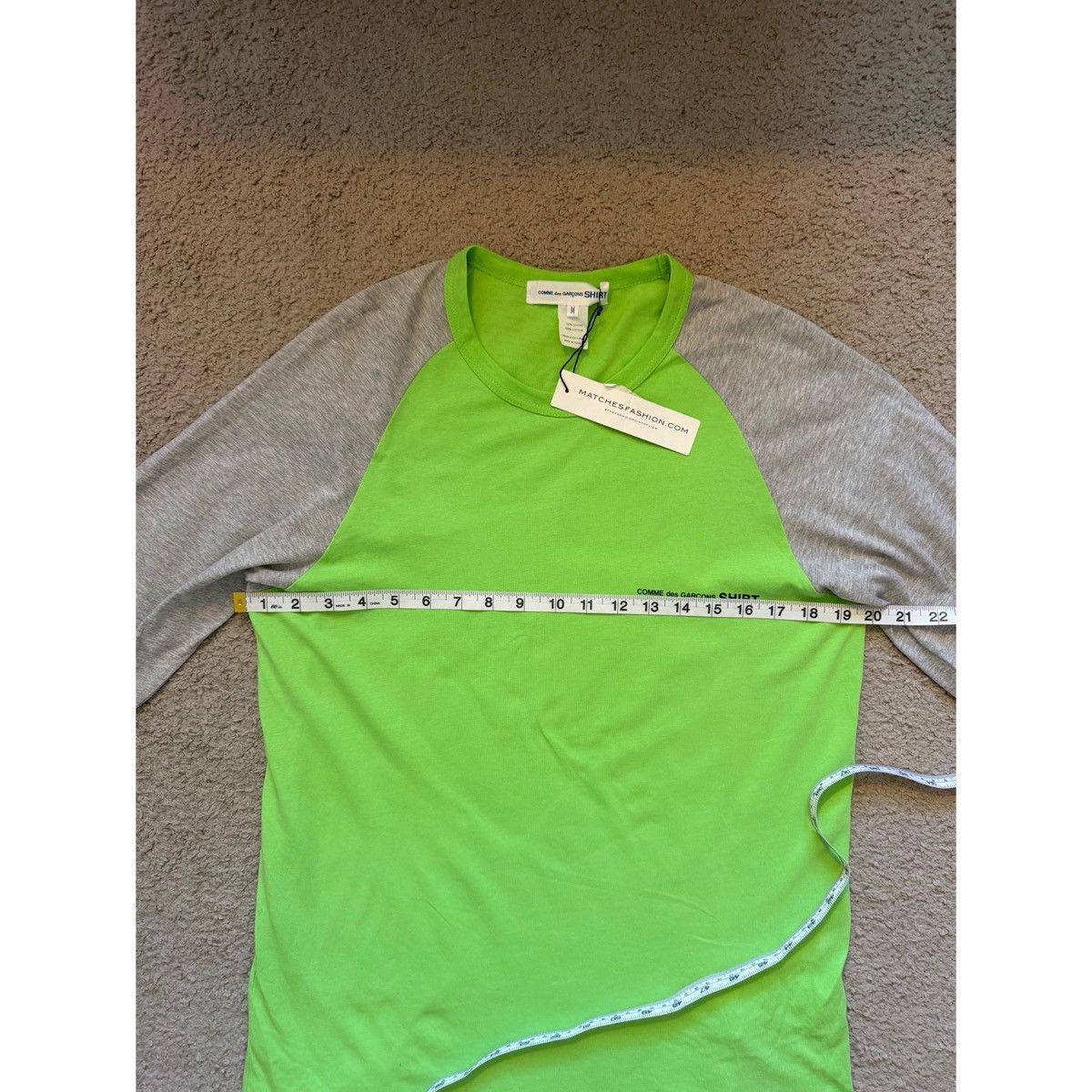 Comme des Garcons SHIRT COMME des GARÇONS SHIRT 3/4 SLEEVE T-SHIRT Size US M / EU 48-50 / 2 - 12 Thumbnail