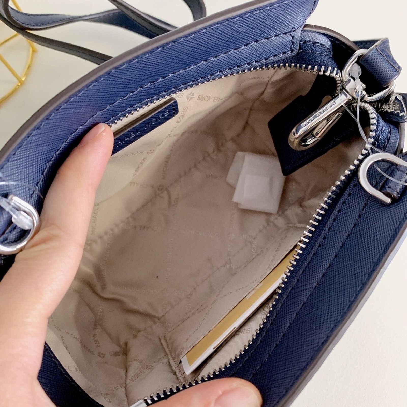 Michael Kors Michael Kors 35H8SSMC2L Selma Stud Mini Crossbody Leather I Size ONE SIZE - 5 Thumbnail