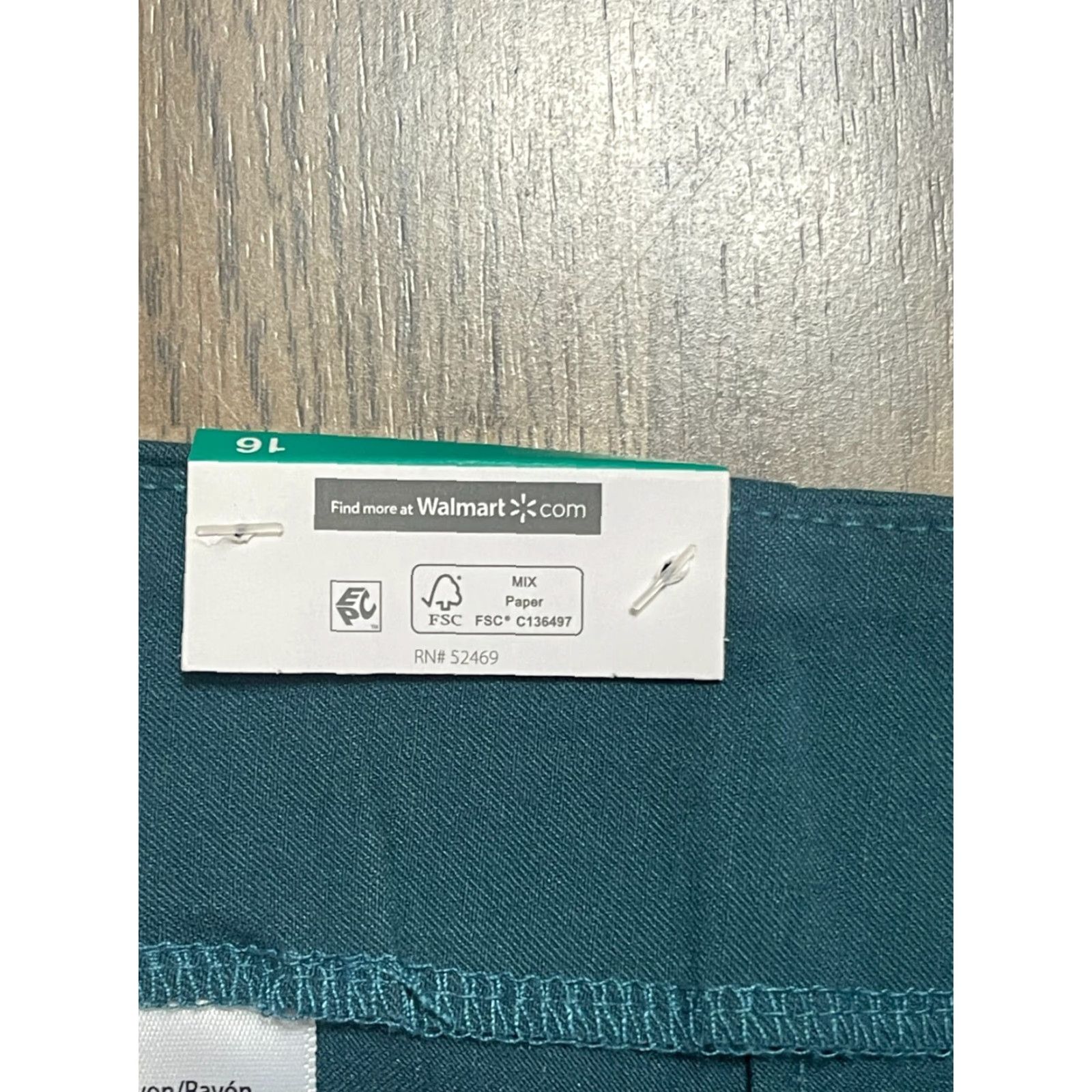 Vintage **Time&Tru Women's Green Size 16 Stretch Pants NWT** User: Time&Tru Women's Green Size 16 Stretch Pants NWT Size 38" / US 16 / IT 52 - 6 Thumbnail