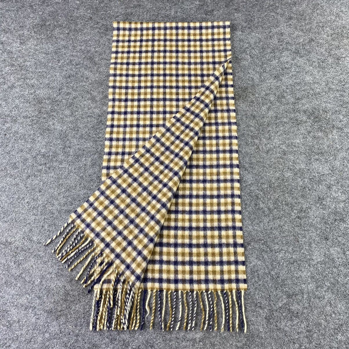Aquascutum × Vintage Aquasqutum Cashmere Scarf / Muffler / Neckwear-T1427 Size ONE SIZE - 4 Thumbnail