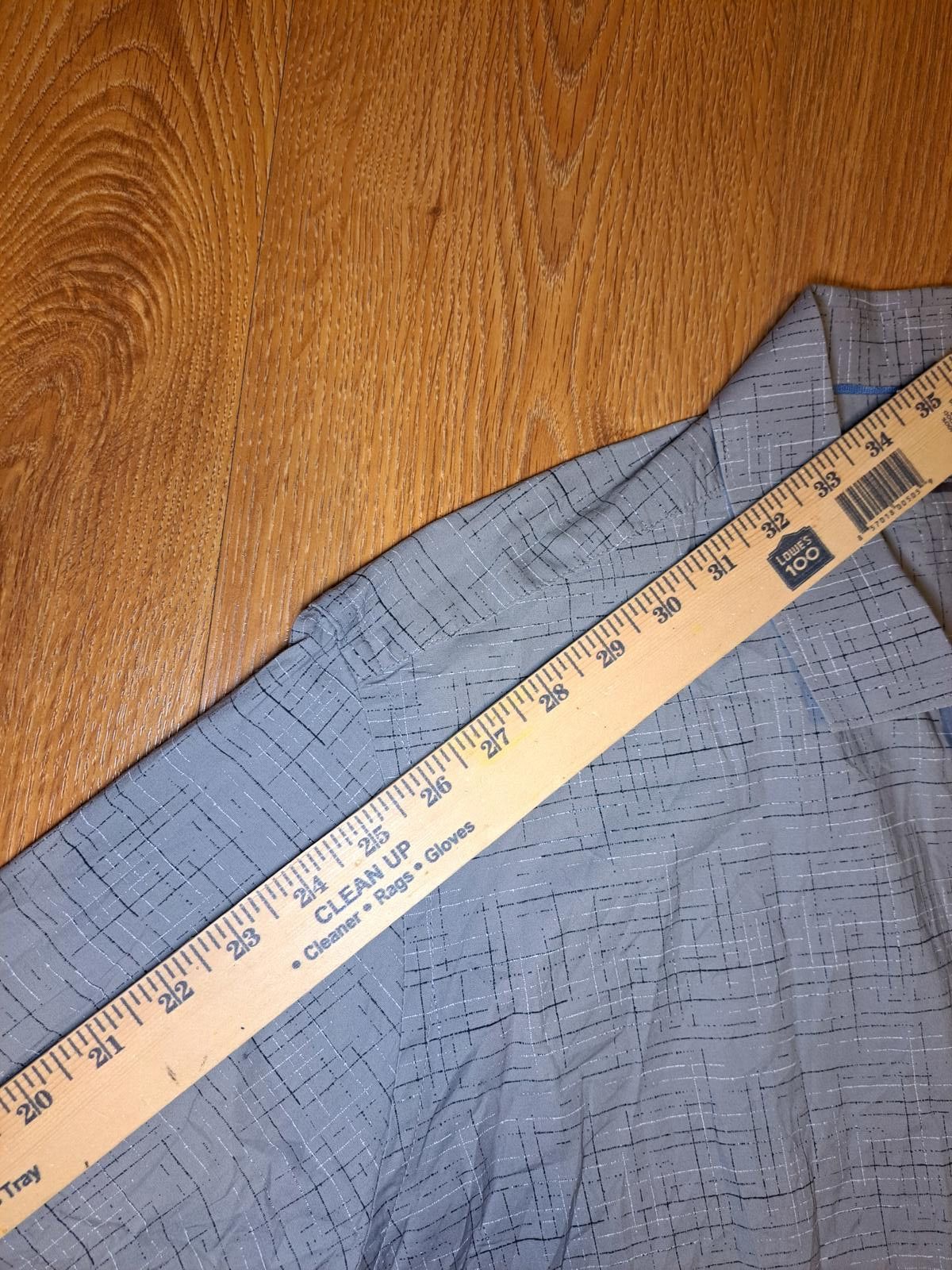 Ike Behar Ike Behar Dress Shirt Mens XL Gray Cotton Abstract Pattern Size 44R - 9 Thumbnail