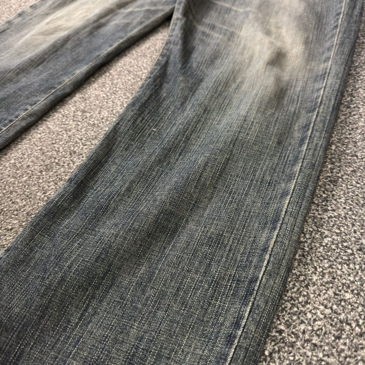 14th Addiction Vintage 90s Edwin 503 Baggy Rusty Japanese Dirty Denim Size US 30 / EU 46 - 5 Thumbnail