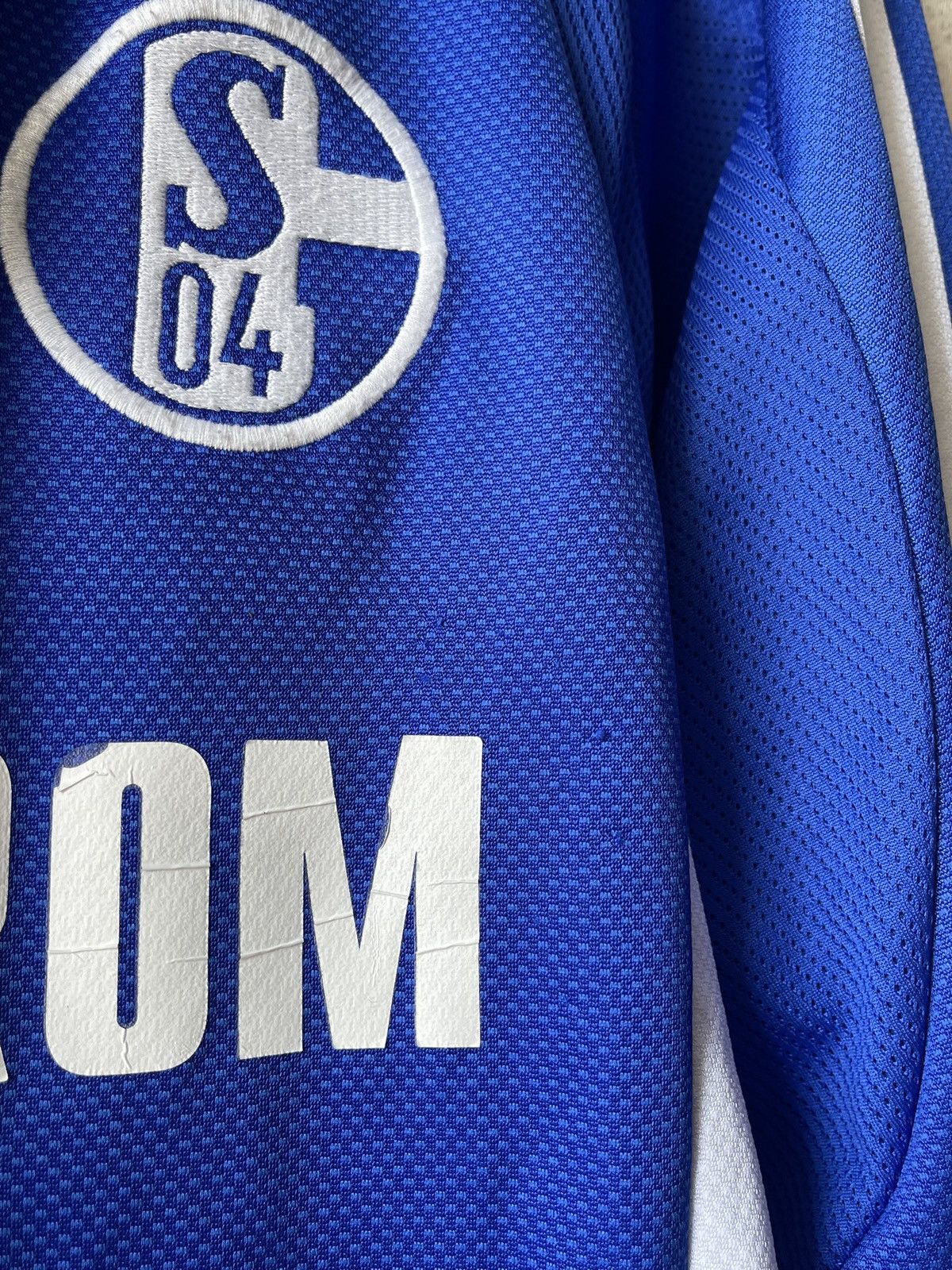 Adidas Vintage ADIDAS FC Schalke 04 Gazprom Jersey Long Sleeve Size US XL / EU 56 / 4 - 16 Thumbnail
