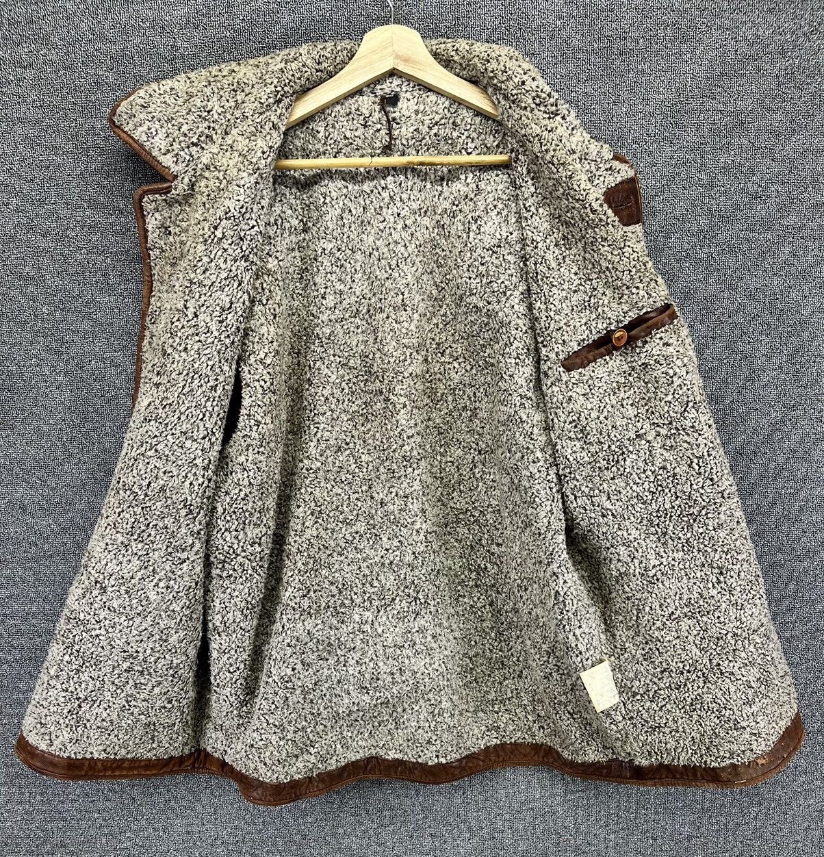 Japanese Brand Vintage Japanese Sherpa Rare Leather Jacket Size US M / EU 48-50 / 2 - 6 Thumbnail