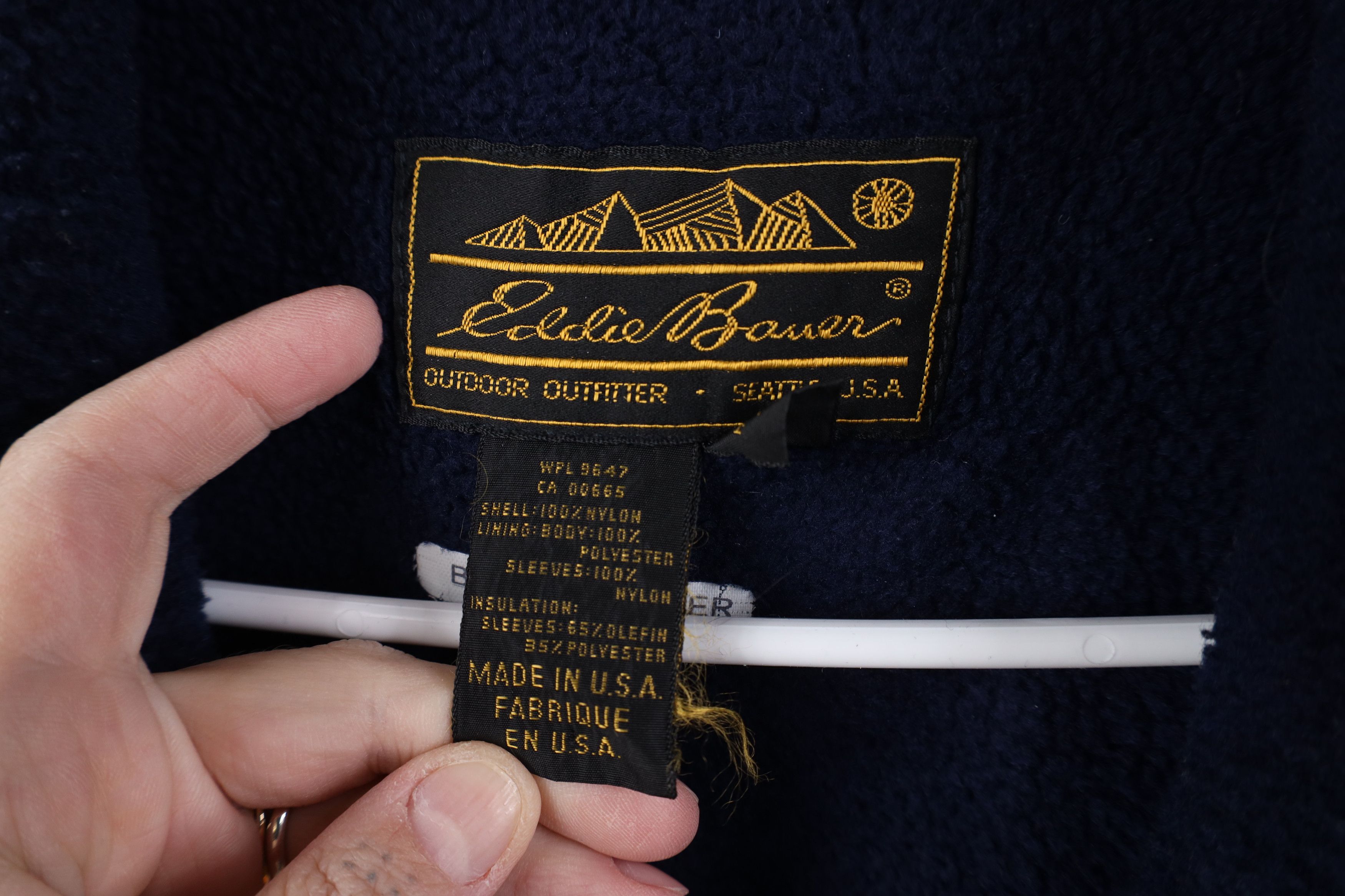 Eddie Bauer Vintage 90s Eddie Bauer Lined Bomber Jacket Yellow USA Size US XL / EU 56 / 4 - 9 Thumbnail