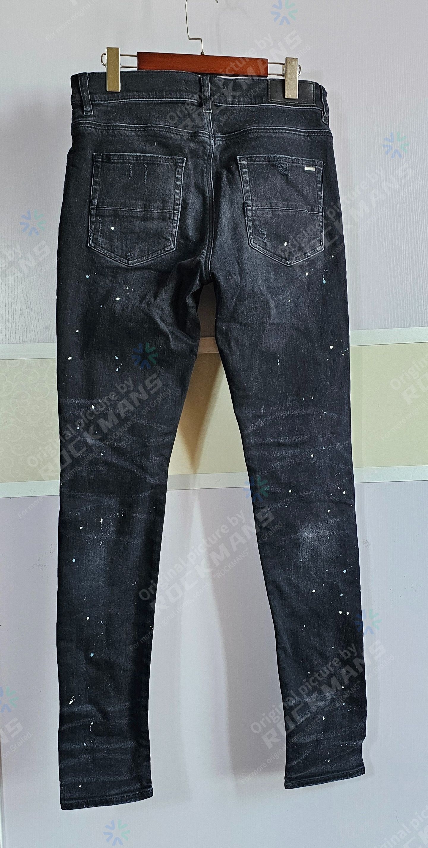 Amiri Amiri Men's Paint Splatter Point Rip Jeans Size 34 Size US 32 / EU 48 - 3 Thumbnail