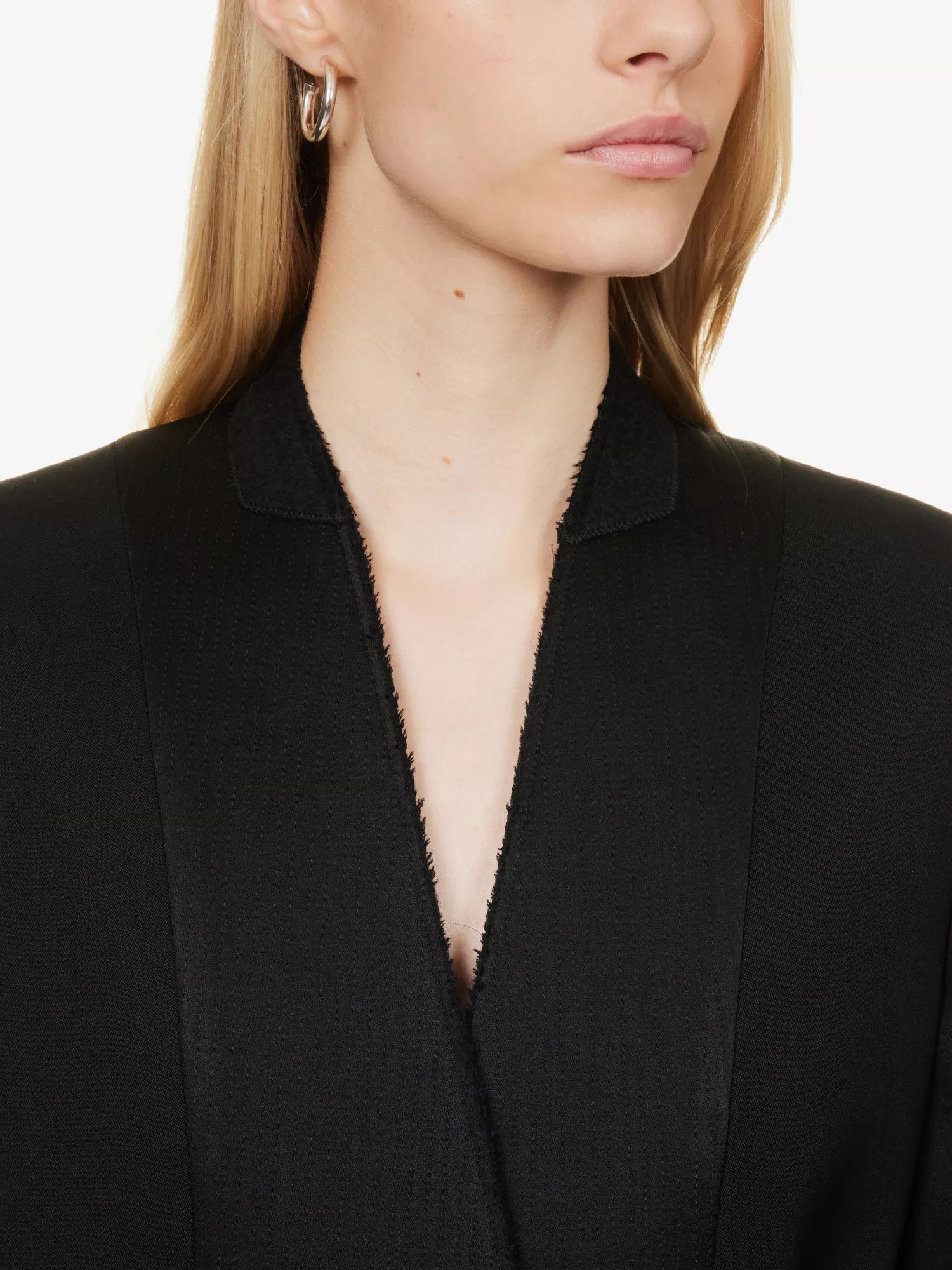 Jil Sander o1loc1c1124 Jacket in Black Size L / US 10 / IT 46 - 3 Thumbnail
