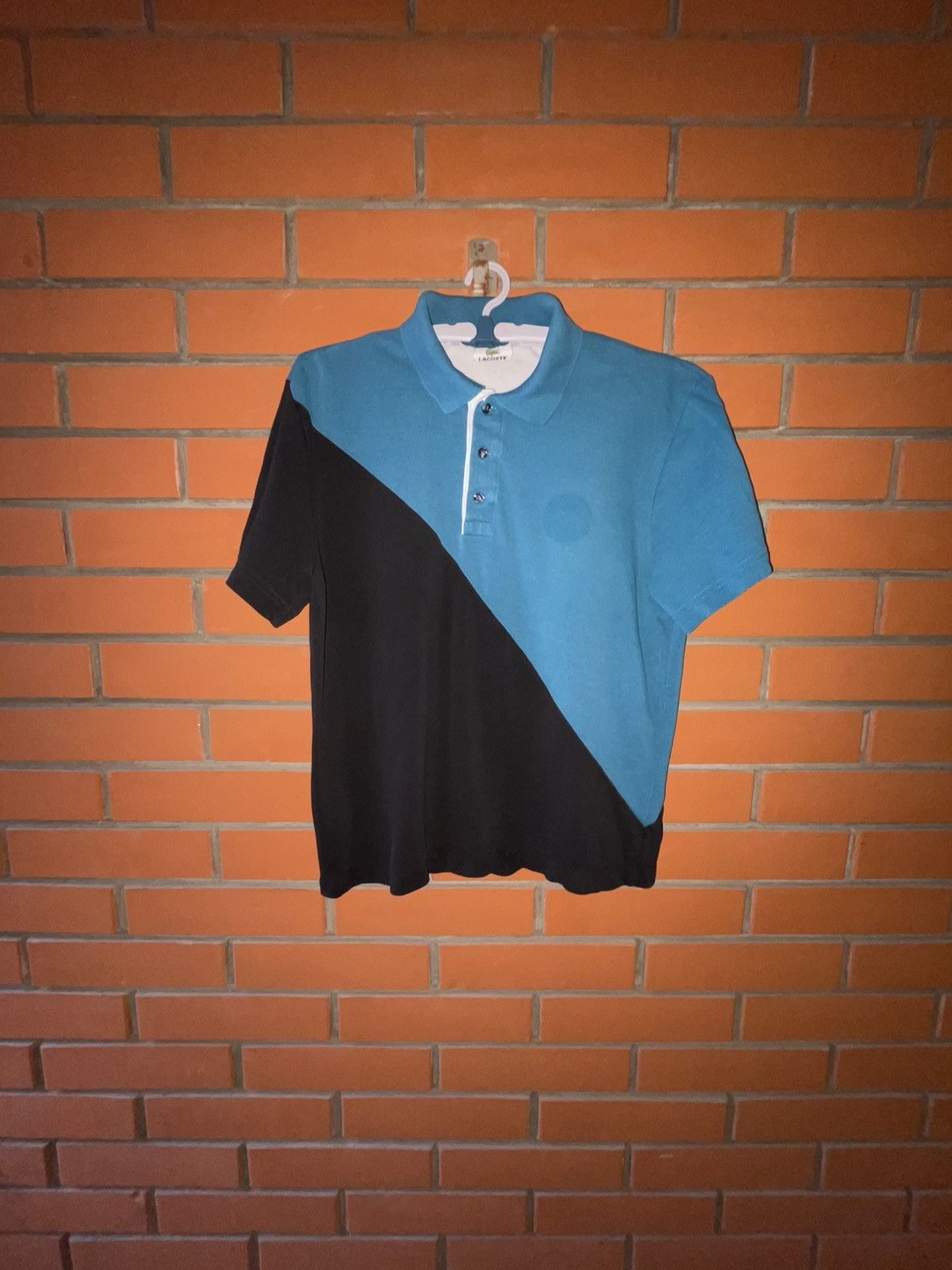 Lacoste Lacoste Colorblock Polo “Split” 🐊 – True Grail Piece! Size US S / EU 44-46 / 1 - 1 Thumbnail