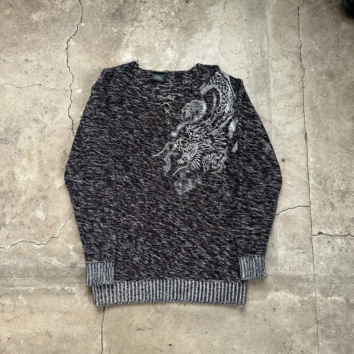 G-Star × Vintage VINTAGE G STAR RAW BIGLOGO AVANTGARDE LIGHT SWEATER Size US L / EU 52-54 / 3 - 4 Thumbnail