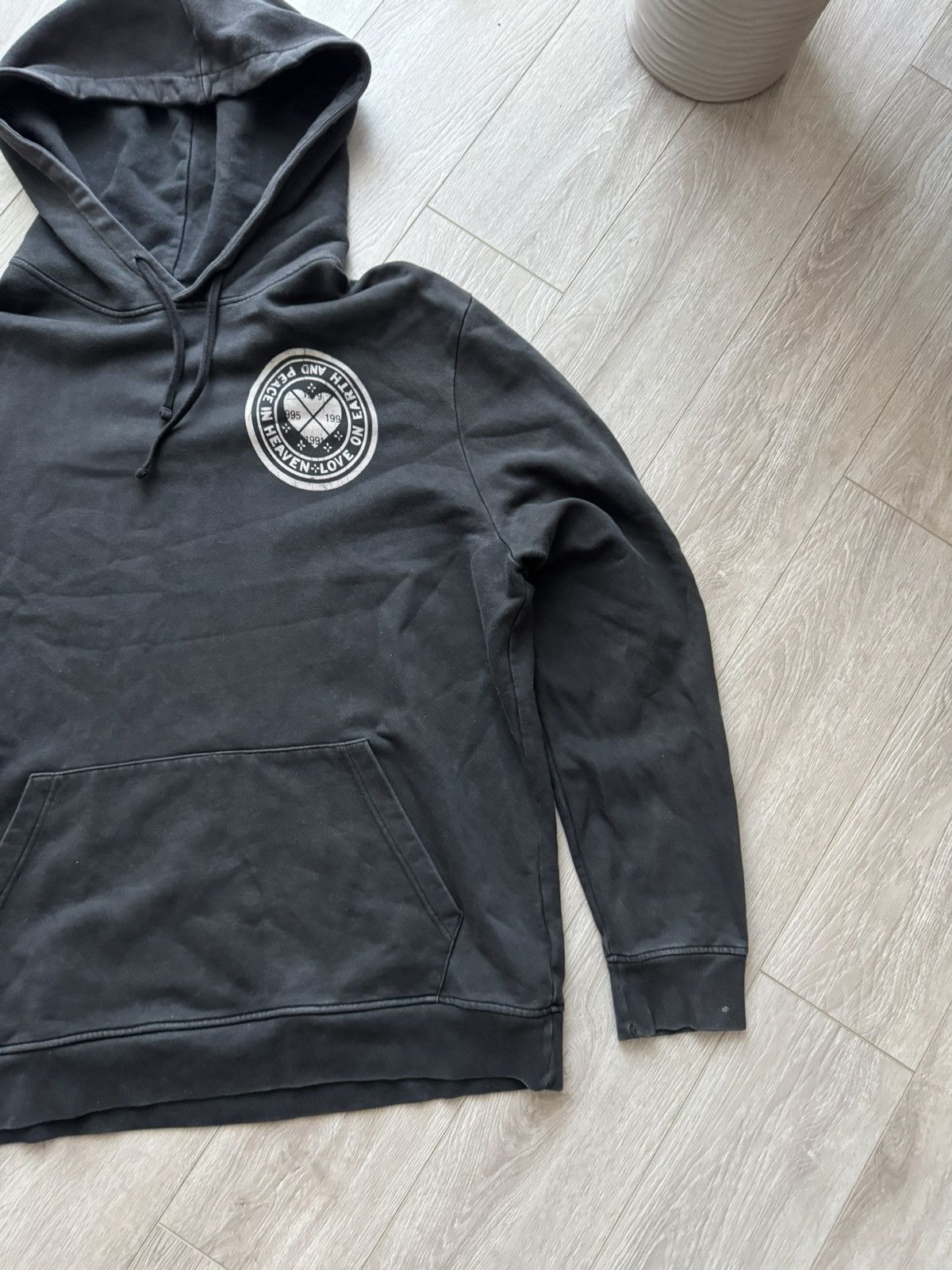 Allsaints Allsaints Grey Over Size Hoodie Unity Lips & Mouth Hoodie Size US M / EU 48-50 / 2 - 8 Thumbnail