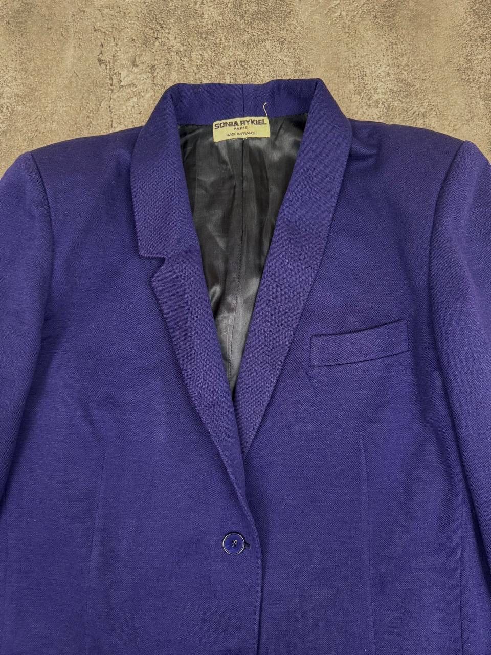 Sonia Rykiel Sonia Rykiel Paris Women Vintage Blazer Wool Purple Size XL Size XL / US 12-14 / IT 48-50 - 3 Thumbnail