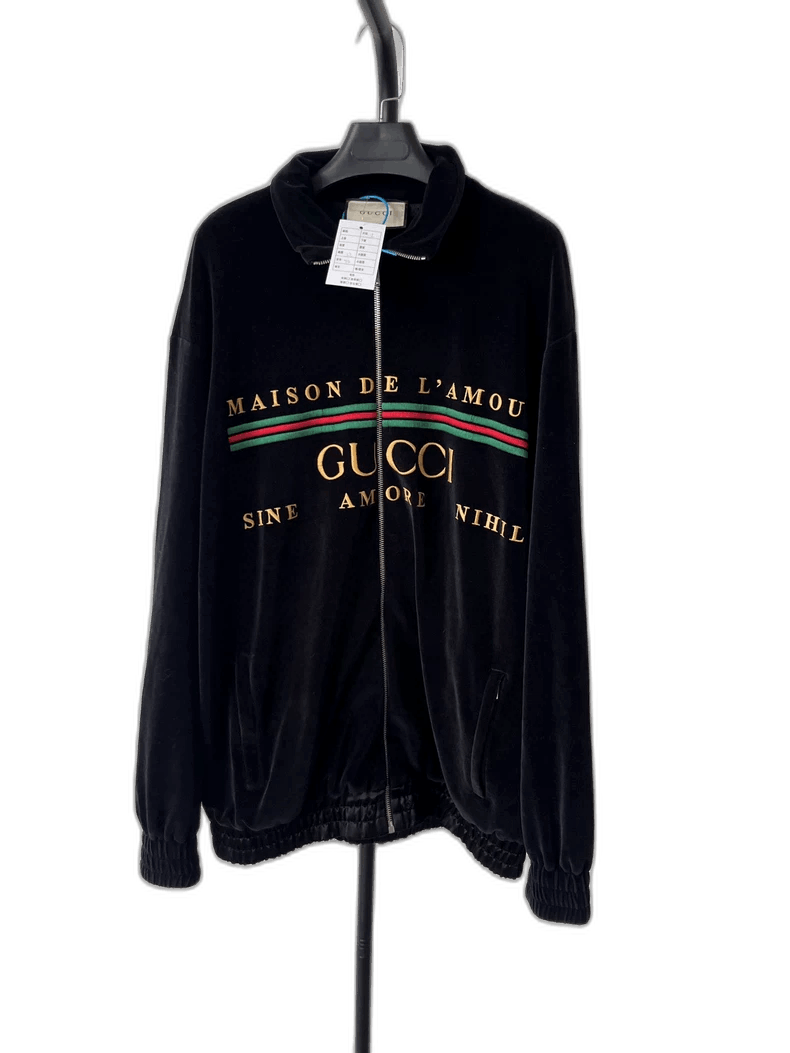 Gucci gucci logo print zip-up casual jacket-2507 Size US L / EU 52-54 / 3 - 6 Thumbnail