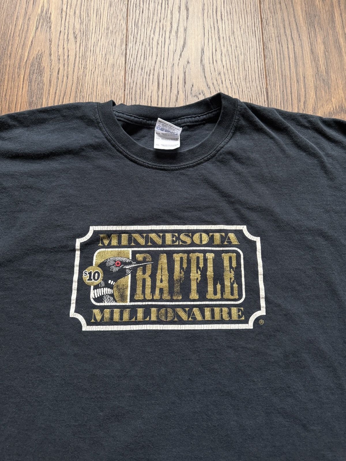 Vintage Vintage Y2K Minnesota Millionaire Lottery Graphic Tee Size US XL / EU 56 / 4 - 4 Thumbnail