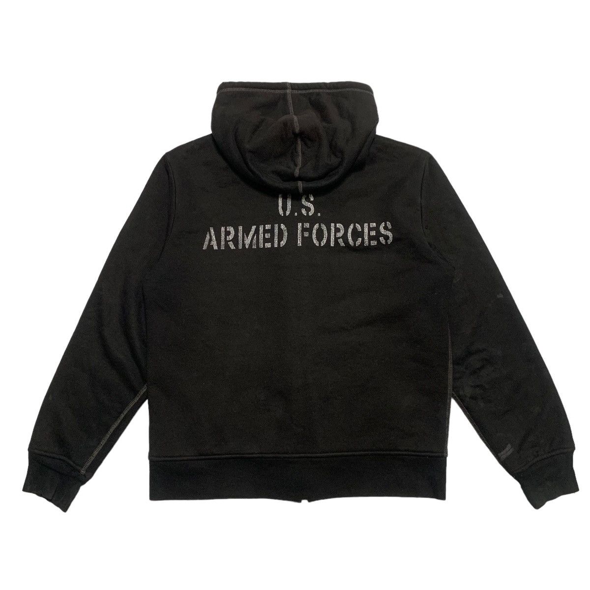 Avirex Vintage Avirex Us Armed Forces Zipper Hoodie Size US M / EU 48-50 / 2 - 5 Thumbnail
