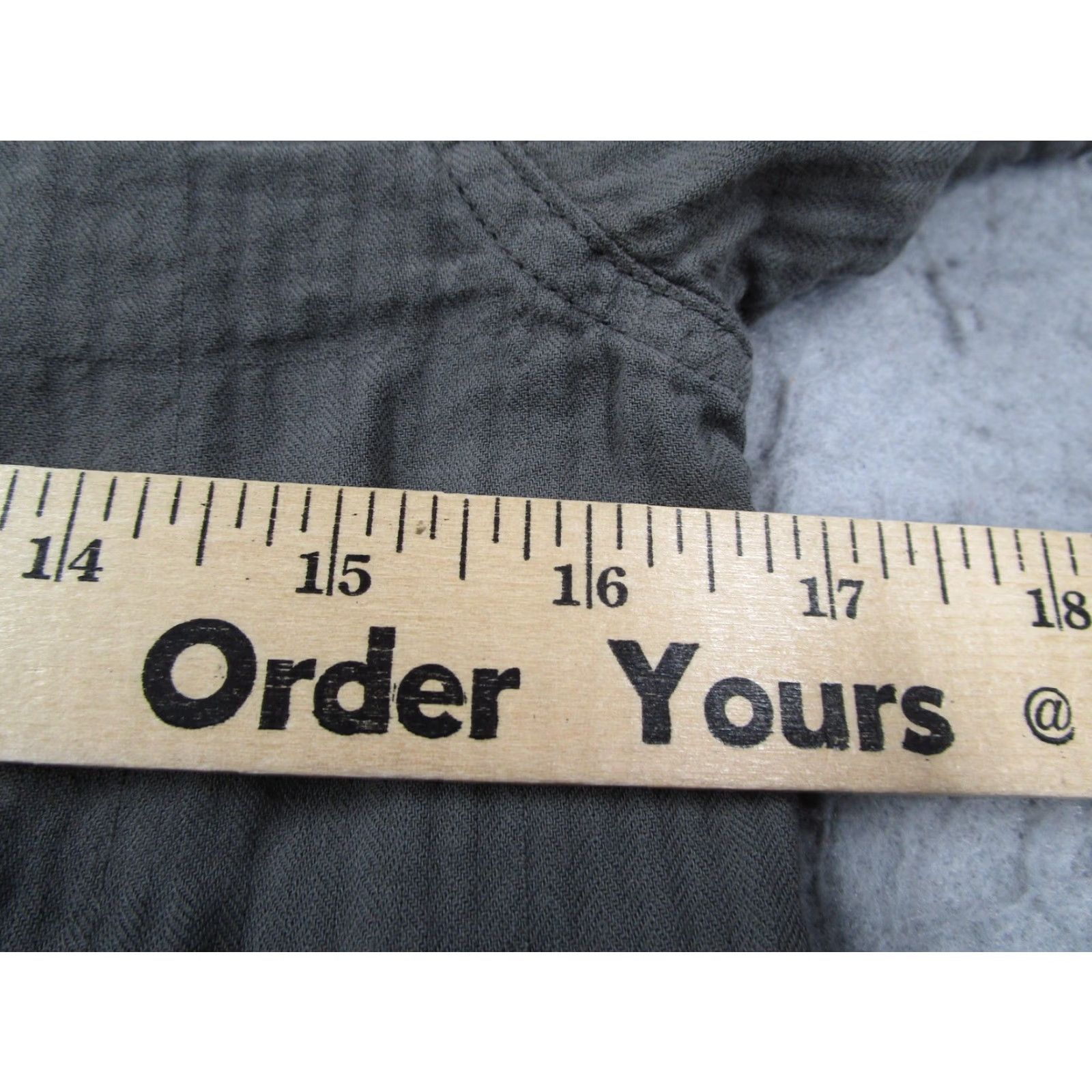 James Perse James Perse Shirt Womens 0 XS Gray Button Front Utility 3/4 Sleeve WKR3850 Size XS / US 0-2 / IT 36-38 - 7 Thumbnail