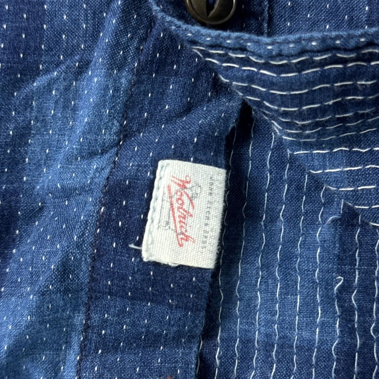 Woolrich Woolen Mills Woolrich Blue Check Flannel Shirt / Vintage 90s Gorpcore Size US XS / EU 42 / 0 - 6 Thumbnail