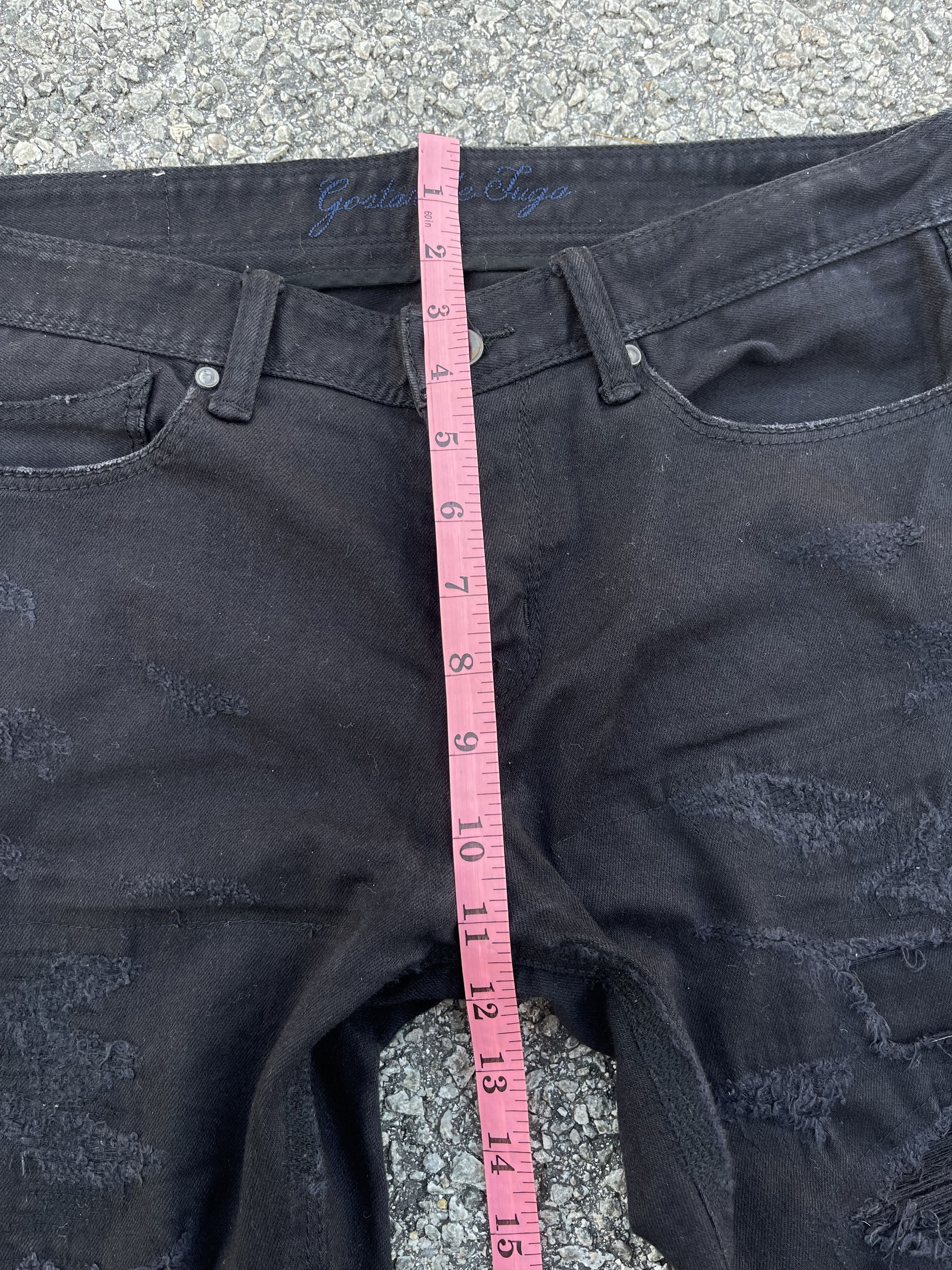 GOSTAR DE FUGA × If Six Was Nine × Le Grande Bleu (L.G.B.) Gostar de fuga Rip Off Distressed Travis Scott Size US 31 - 11 Thumbnail