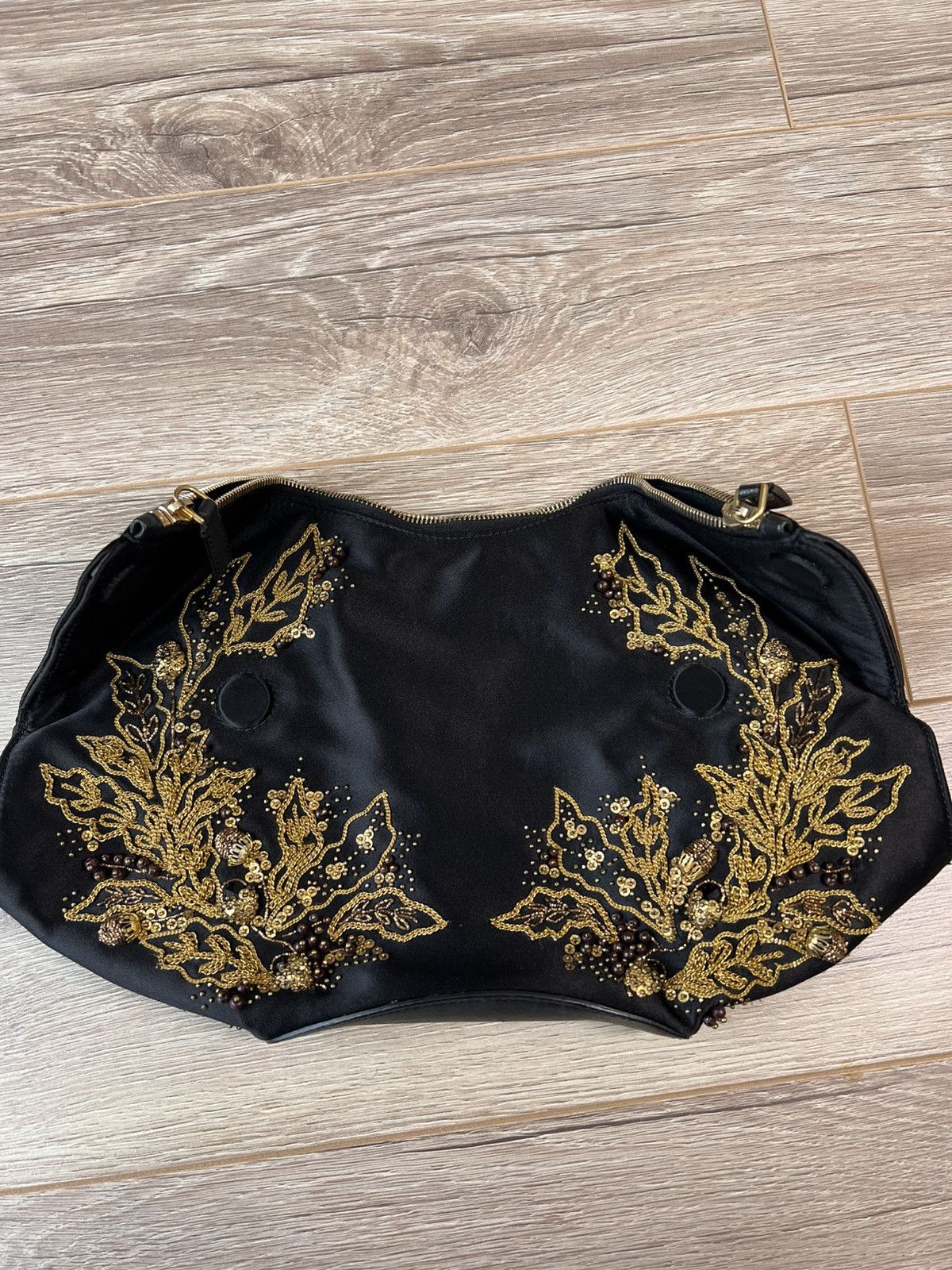 Alexander McQueen Alexander McQueen Archive Embellished Silk De Manta Clutch Size ONE SIZE - 4 Thumbnail