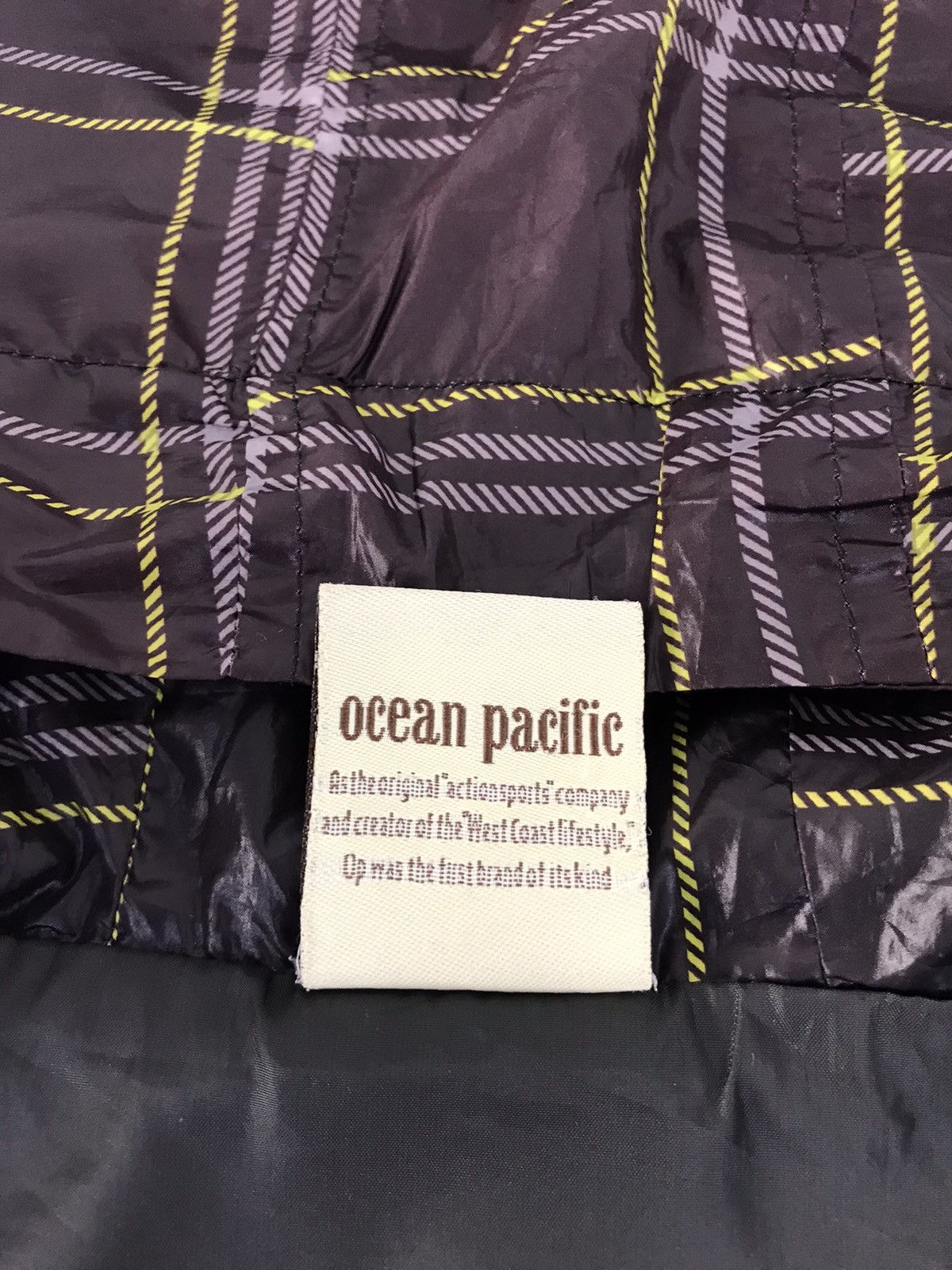 Ocean Pacific × Vintage Vintage Ocean Pacific Winbreaker Zipper Design Plaid Jacket Size US M / EU 48-50 / 2 - 9 Thumbnail