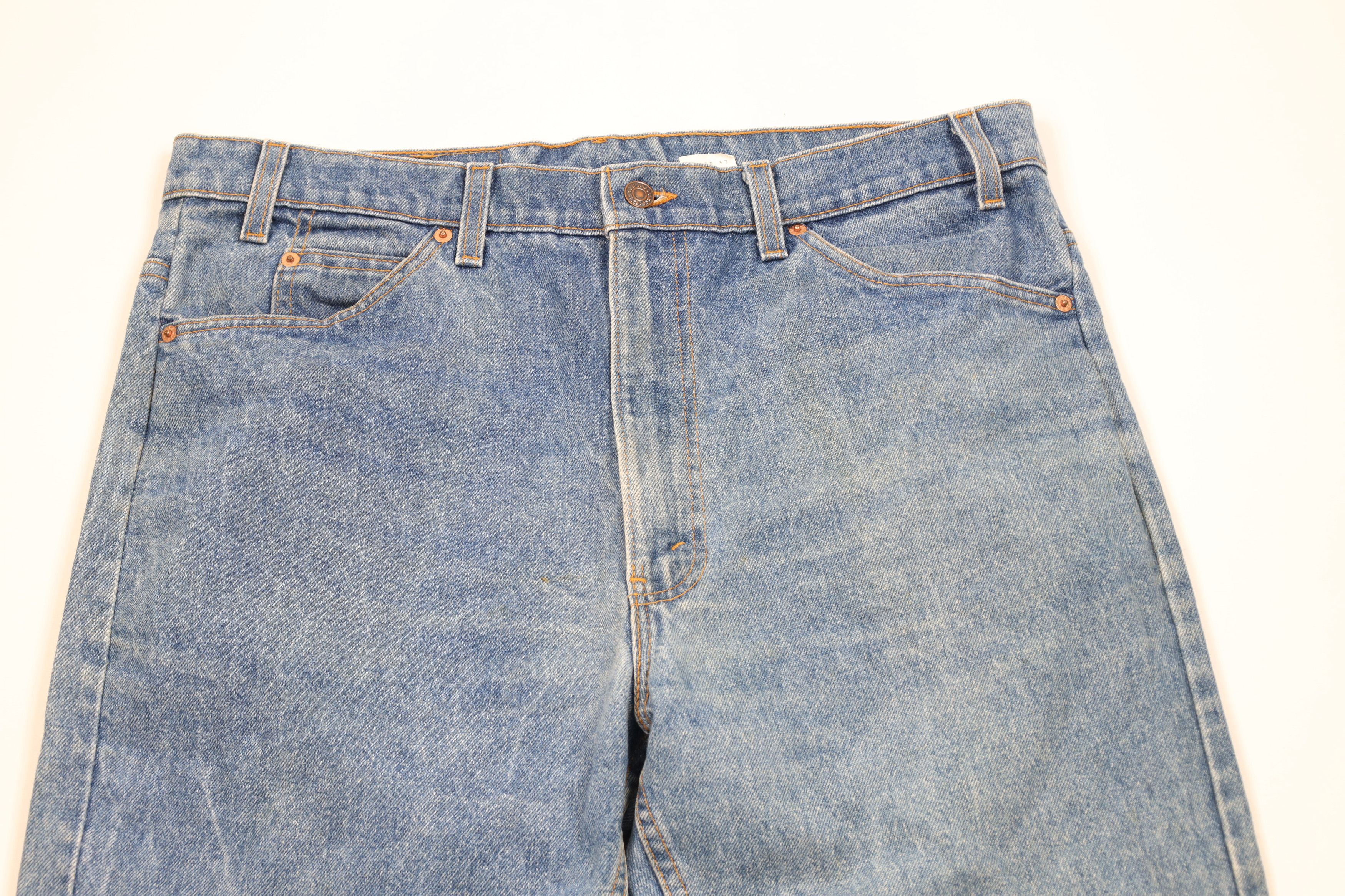 Levi's Vintage 90s Levis 505 Orange Tab Denim Jeans USA Size US 38 / EU 54 - 2 Thumbnail