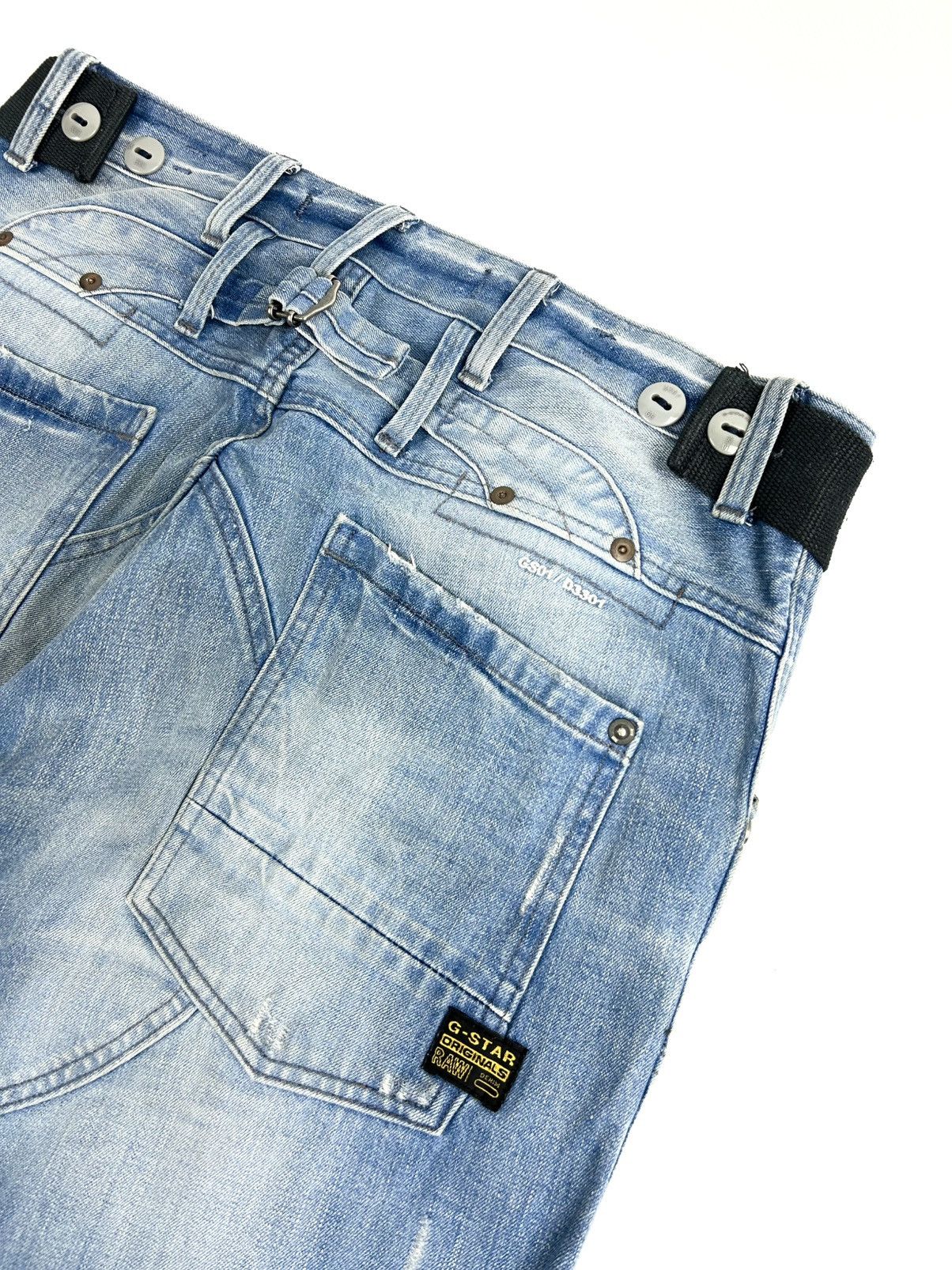G-Star G-star raw Cargo Denim Pants Blue Japanese Jeans Vintage Y2K Size US 34 / EU 50 - 9 Thumbnail