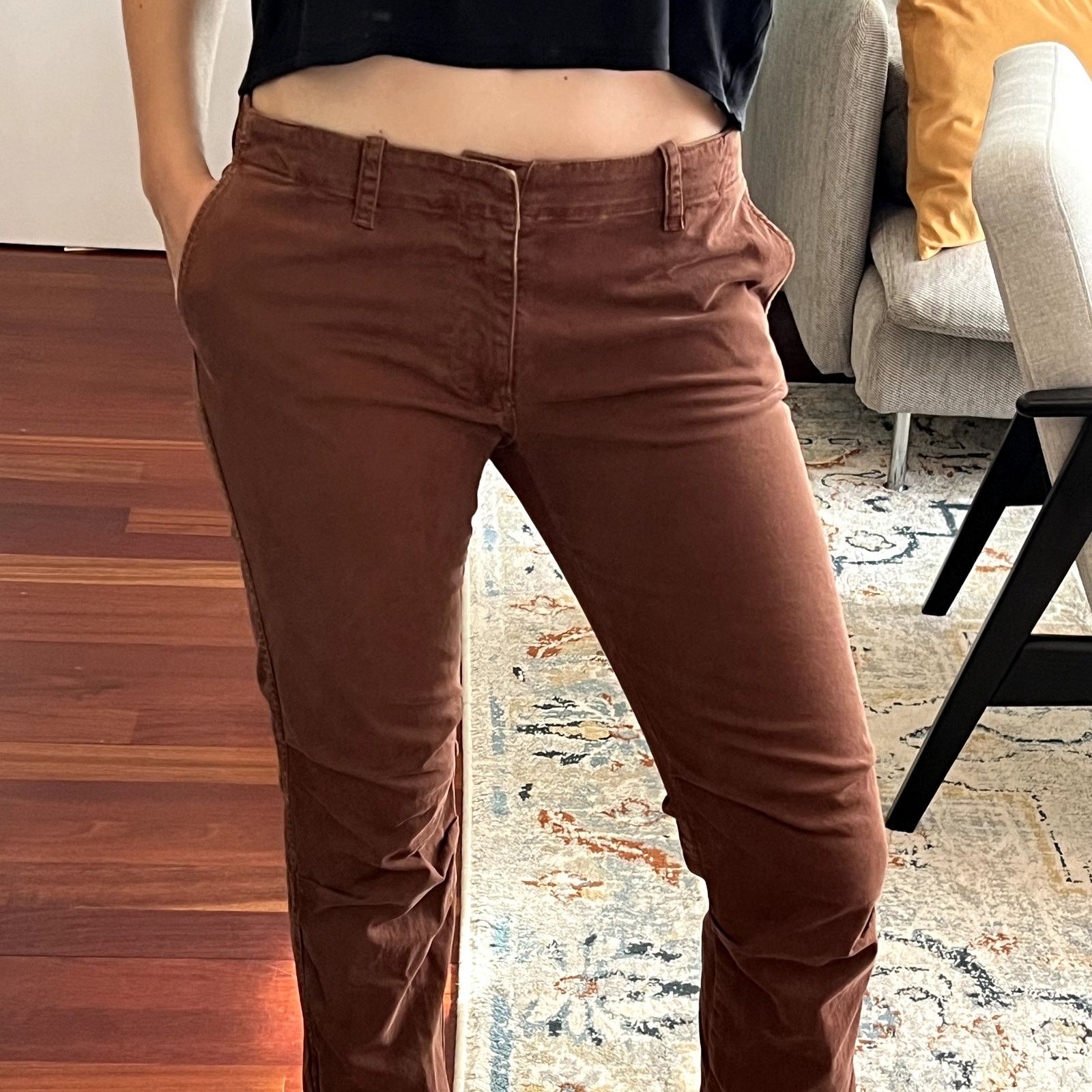 Nili Lotan Nili Lotan Womens Pants French Military Brown Rust size 6 Size 28" / US 6 / IT 42 - 2 Thumbnail