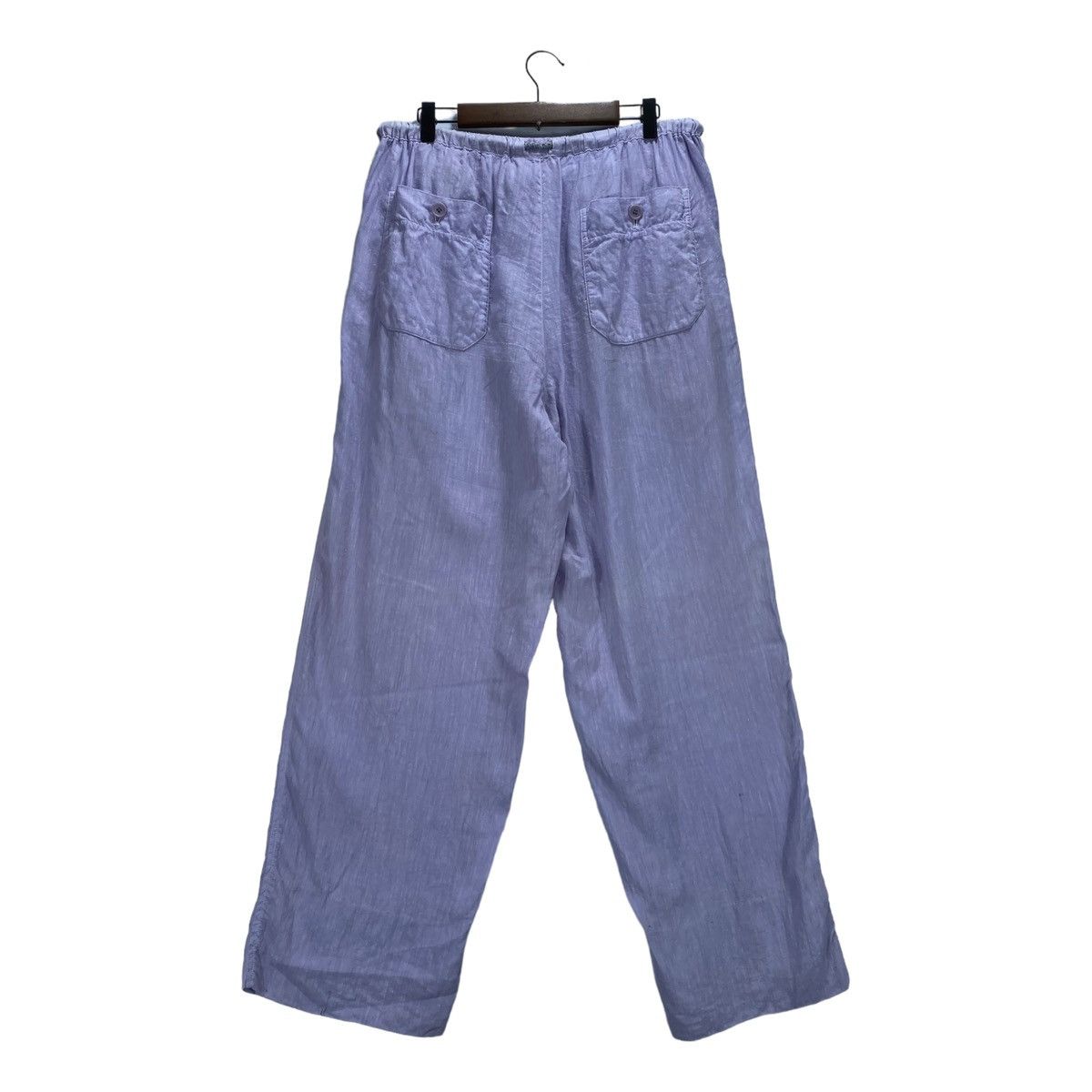 Issey Miyake Issey Miyake Lavender Linen Blend Wide Leg Pants Size US 32 / EU 48 - 1 Thumbnail